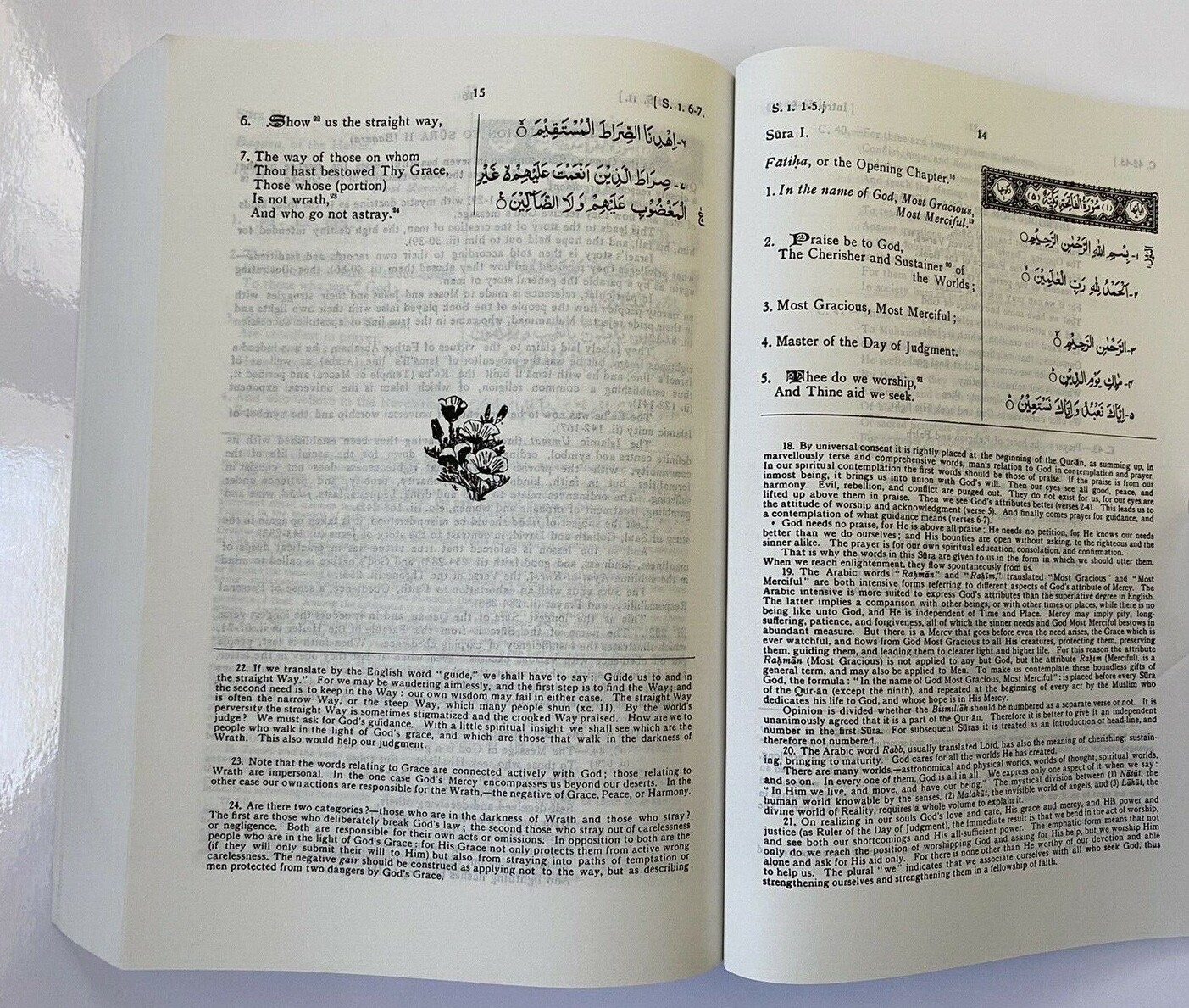 Holy Quran Arabic English Translation by Abdullah Yusuf Ali ~ Paperback