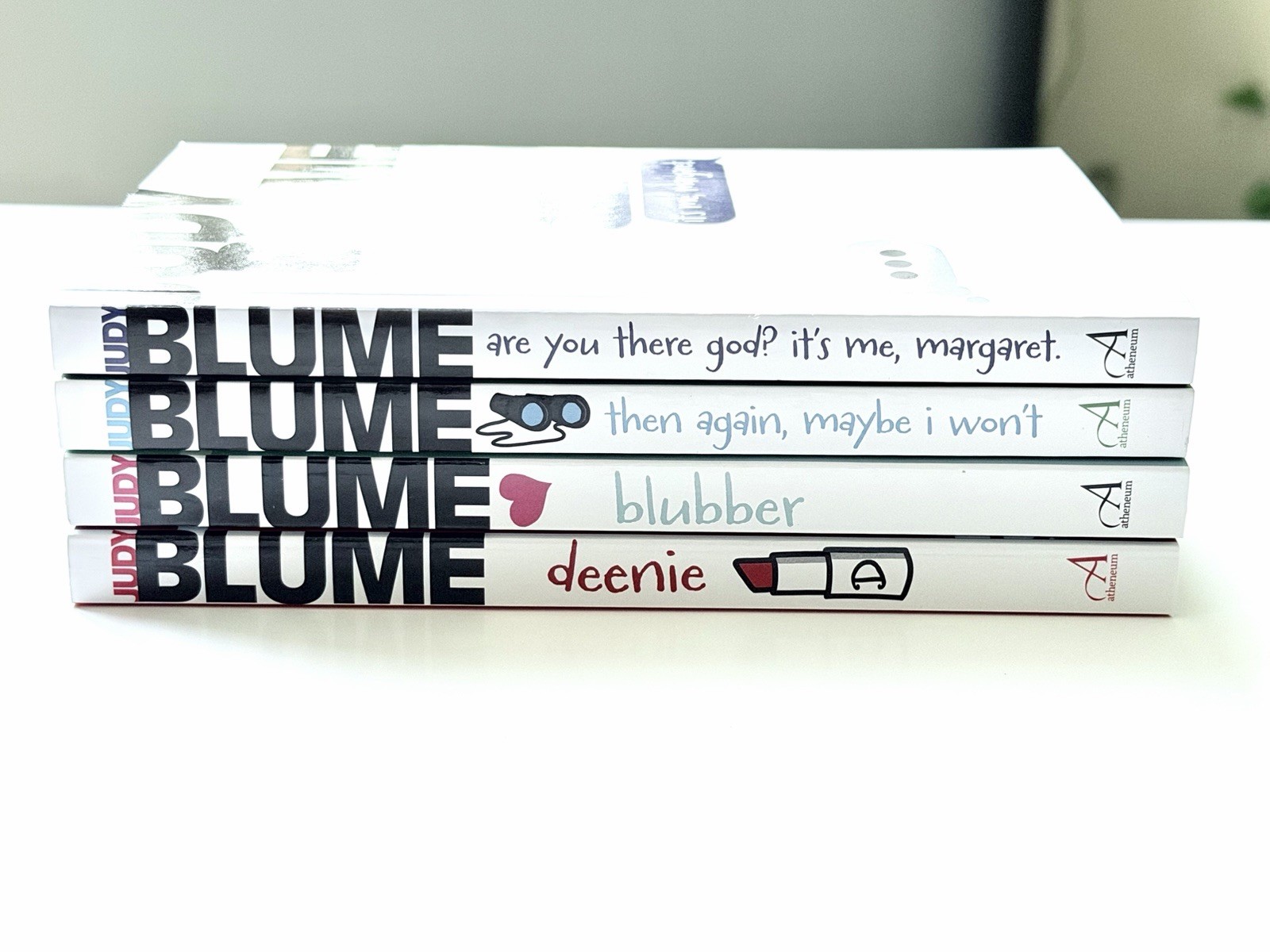 Judy Blume set of 4 books paperback modern edition In very good condition.