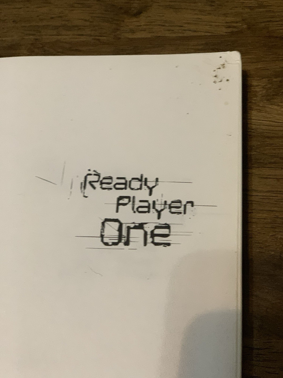Ready Player One Ernest Cline Advance Reader’s Edition RARE Uncorrected Proof VG