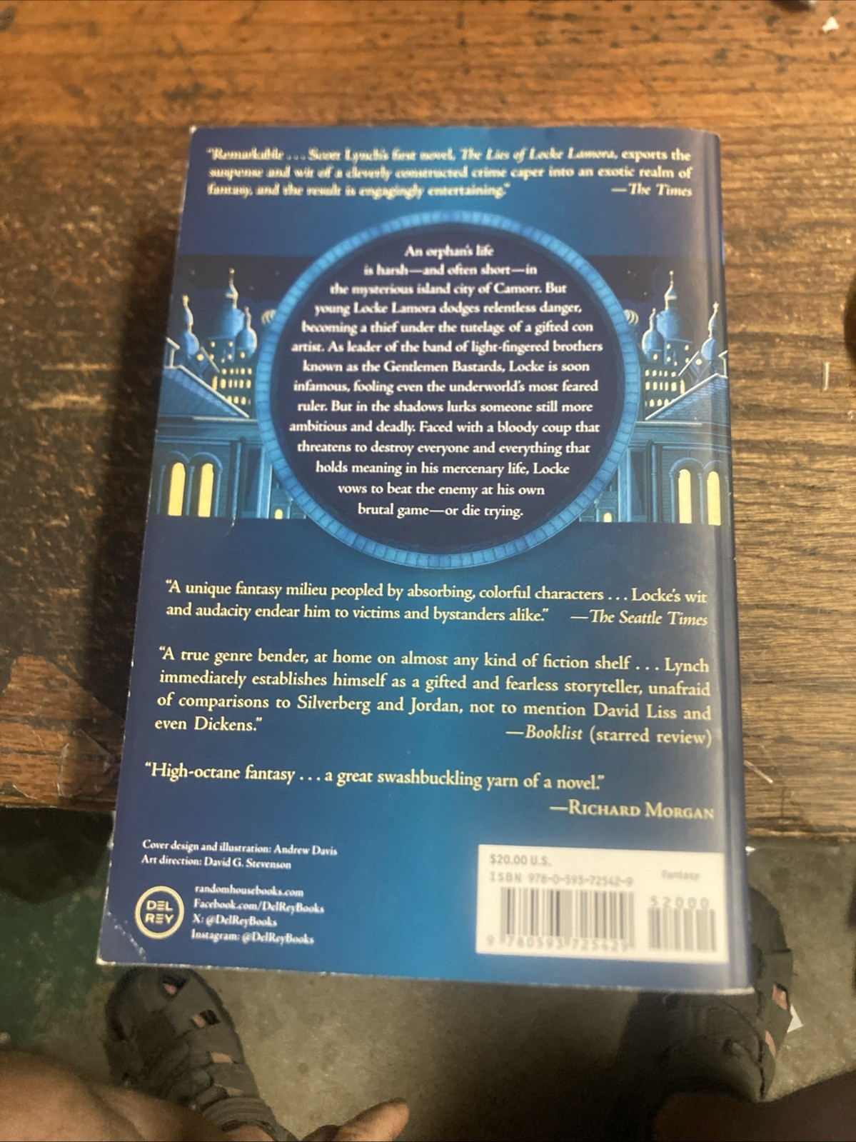 *SIGNED* Lies of Locke Lamora by Scott Lynch 2024 Trade Paperback