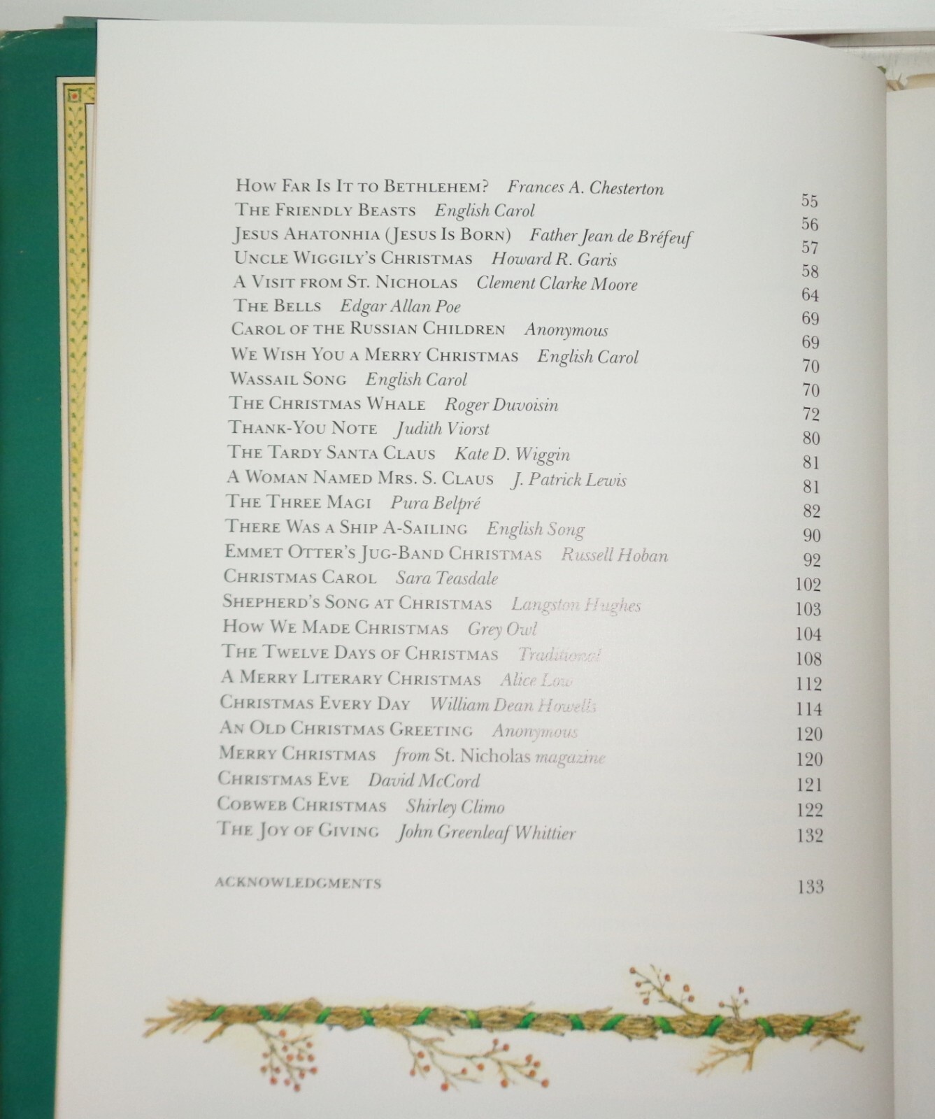 1981 Christmas Classics For Children 10 1/4 x 7 3/4inch HC Book 175pages