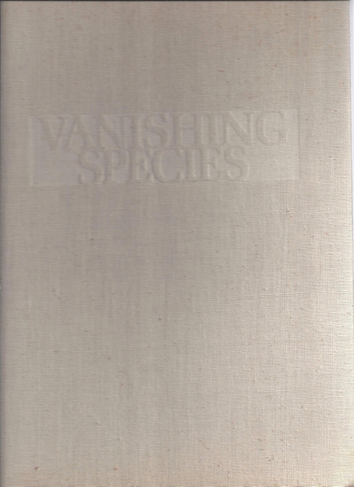Vanishing Species
