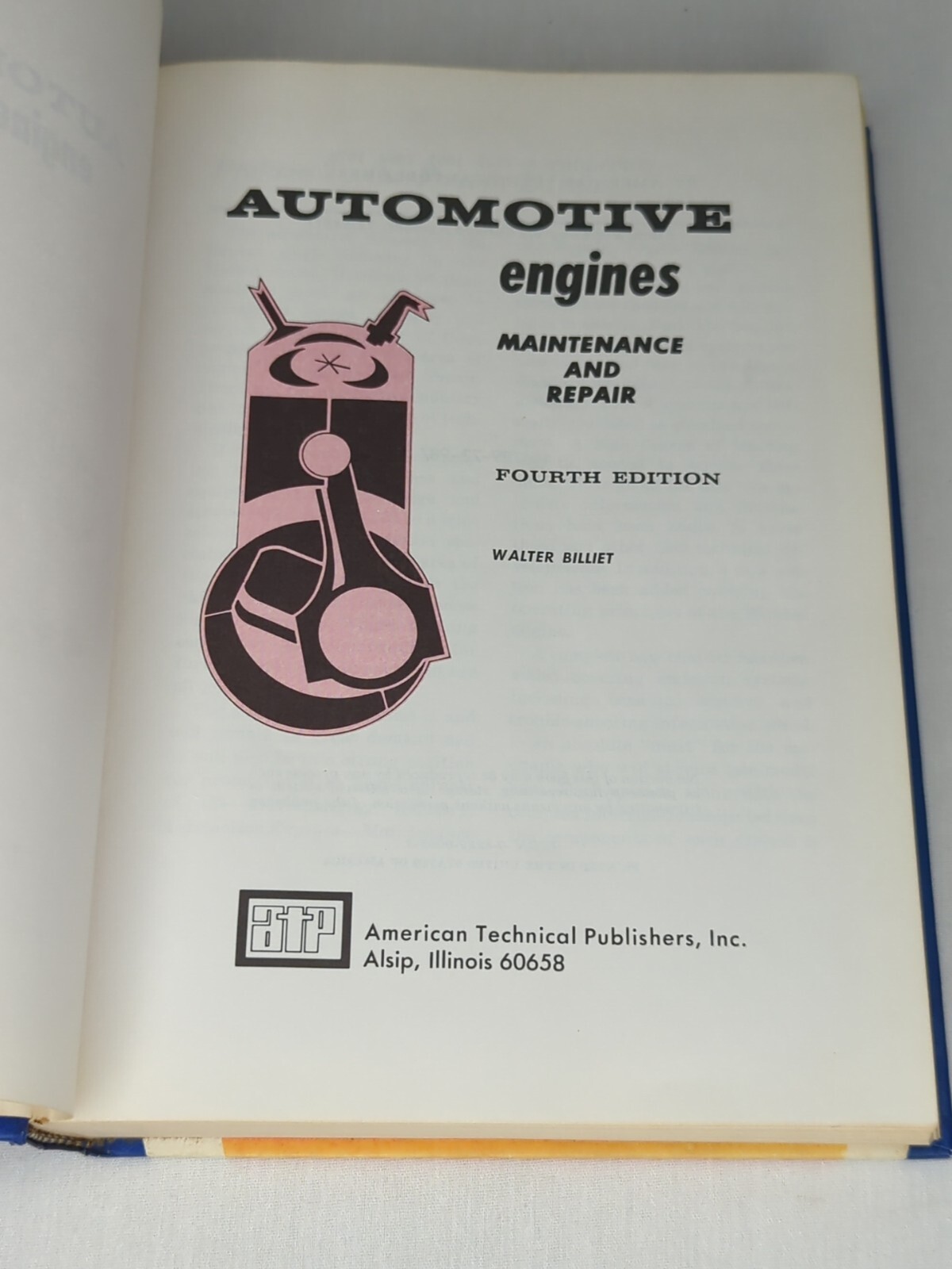Automotive Engines Maintenance And Repair Book 1973