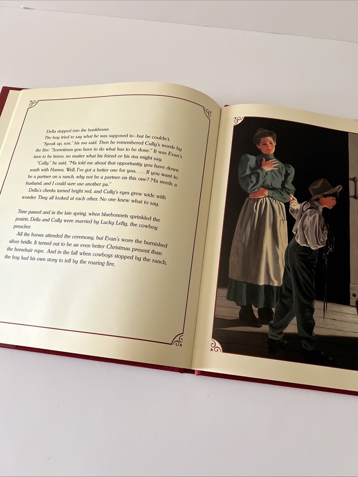 A Cowboy Christmas Audrey Wood 1st Edition 2001 Hardcover Robert Florczak Book