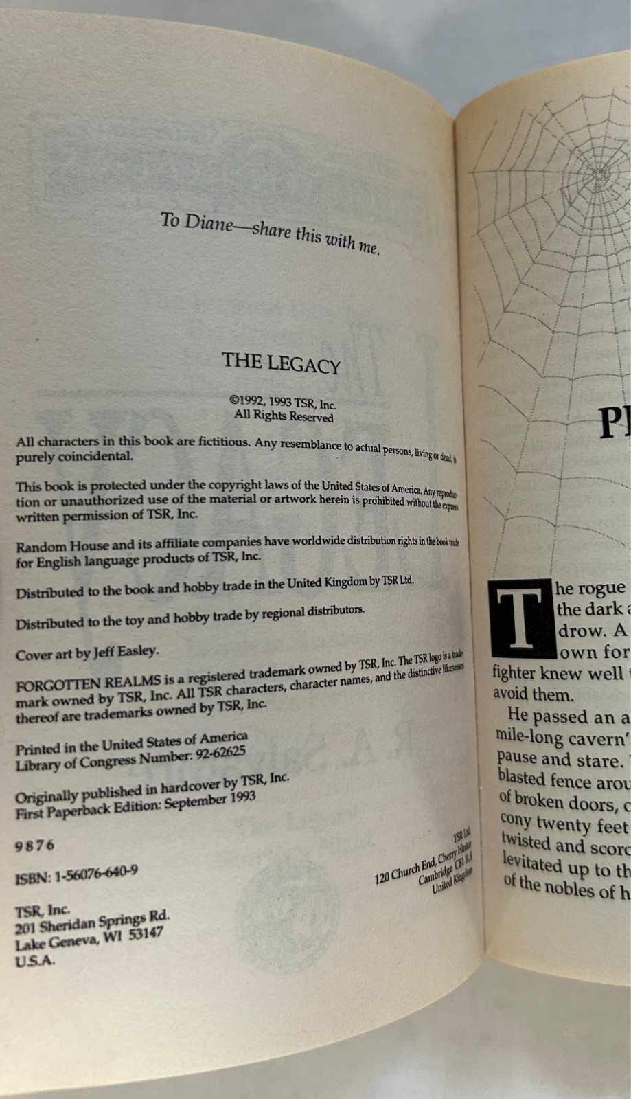 The Legacy, Starless Night, Siege of Darkness – Forgotten Realms, R.A. Salvatore