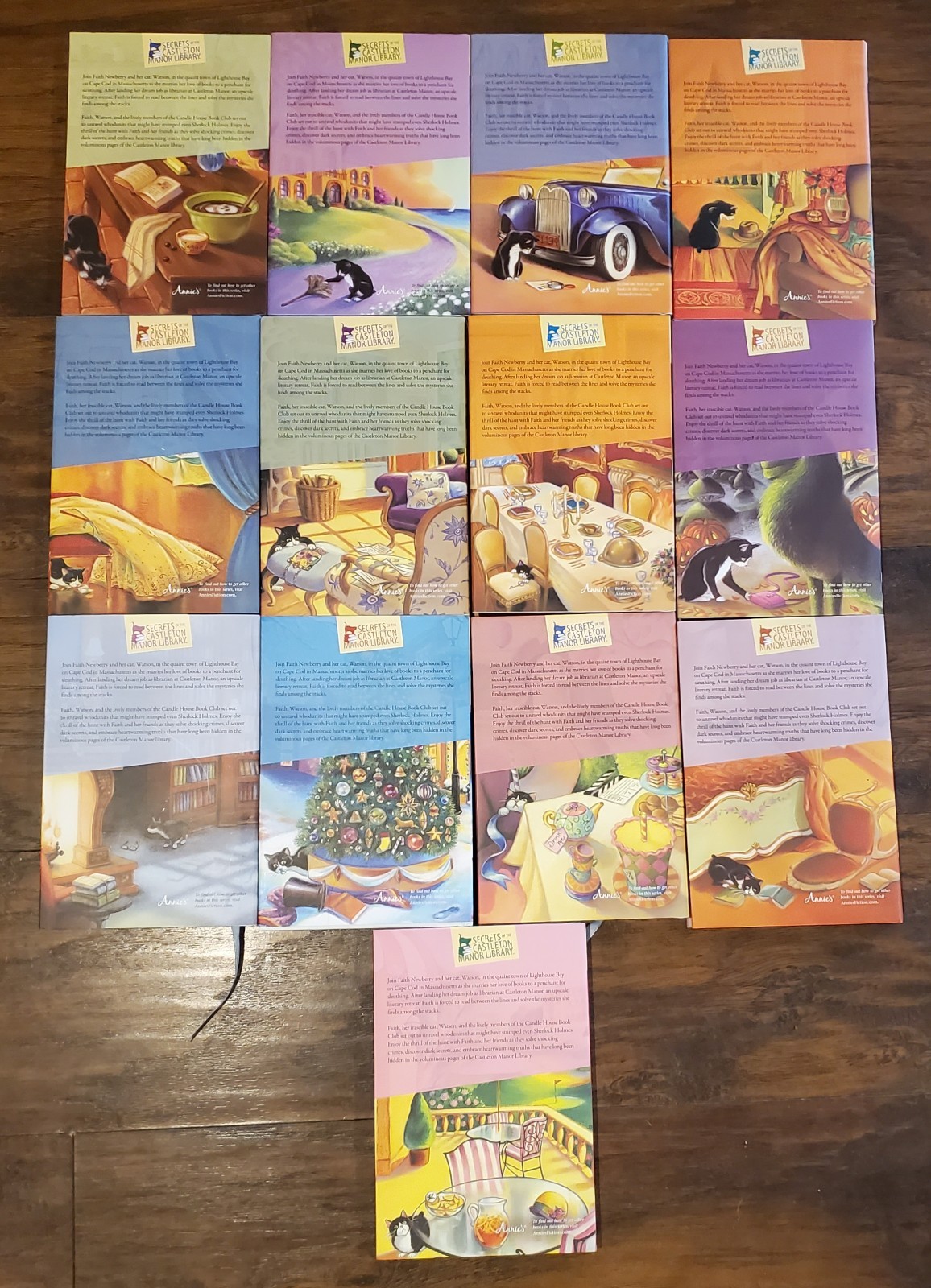 Secrets of the Castleton Manor Library Annie’s Hardcover Book – Lot of 13