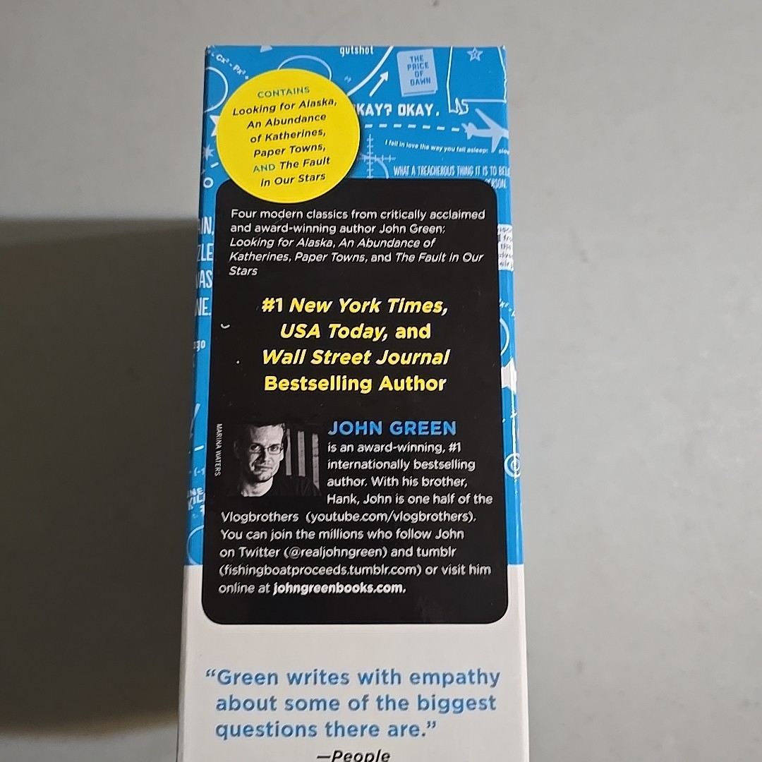 John Green Box Set by John Green (2014, Trade Paperback / Trade Paperback)