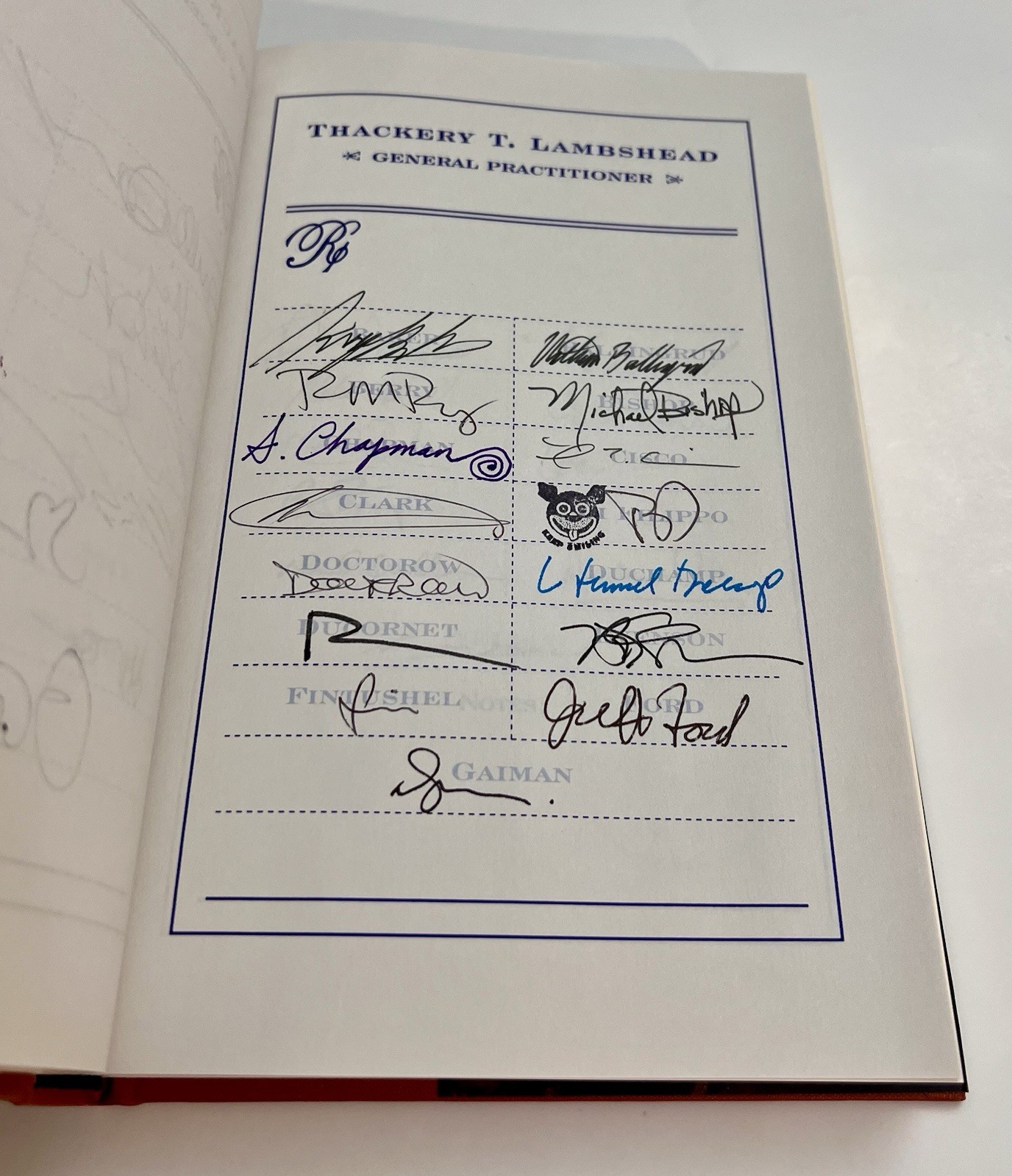 SIGNED LIMITED ED. Alan Moore Neil Gaiman The Thackery T. Lambshead Pocket Guide