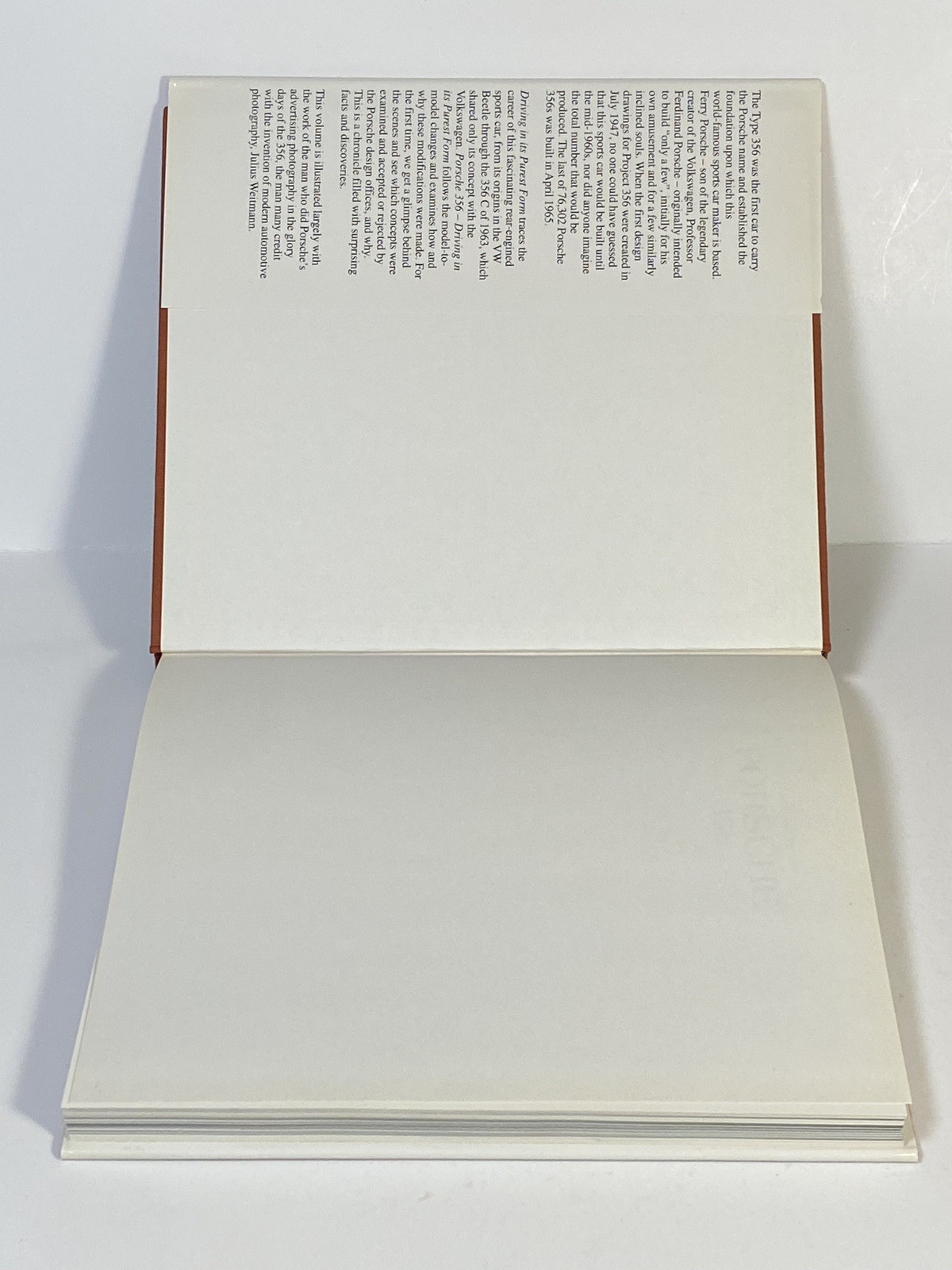 Porsche 356 : Driving in Its Purest Form by Dirk-Michael Conradt – HC 1993