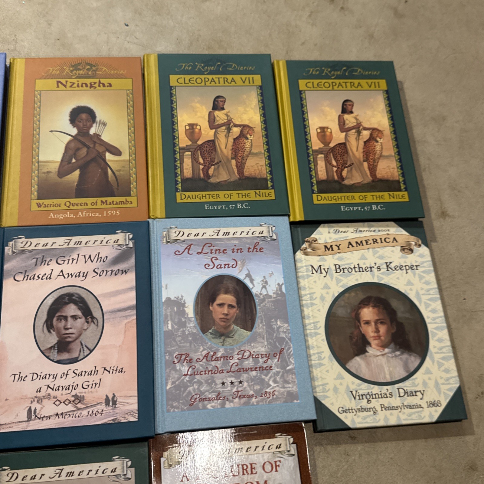 Dear America & Royal Diaries Book Lot (10) ~ 9 HC 1PB~ CHILDREN’S HISTORY