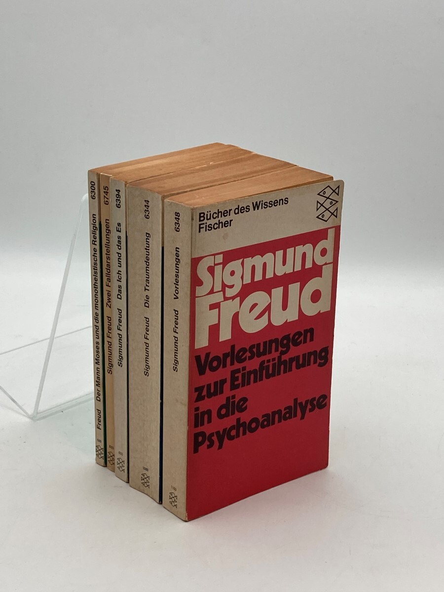 5 Volume Sigmund Freud Bundle Bucher Des Wissens Fischer (German)