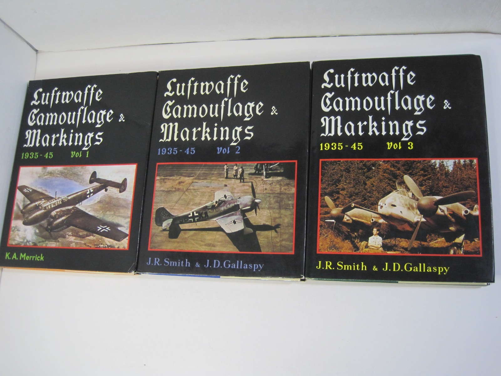 4 Book Set – Luftwaffe Camouflage & Markings with Painting Guide Smith, Gallaspy