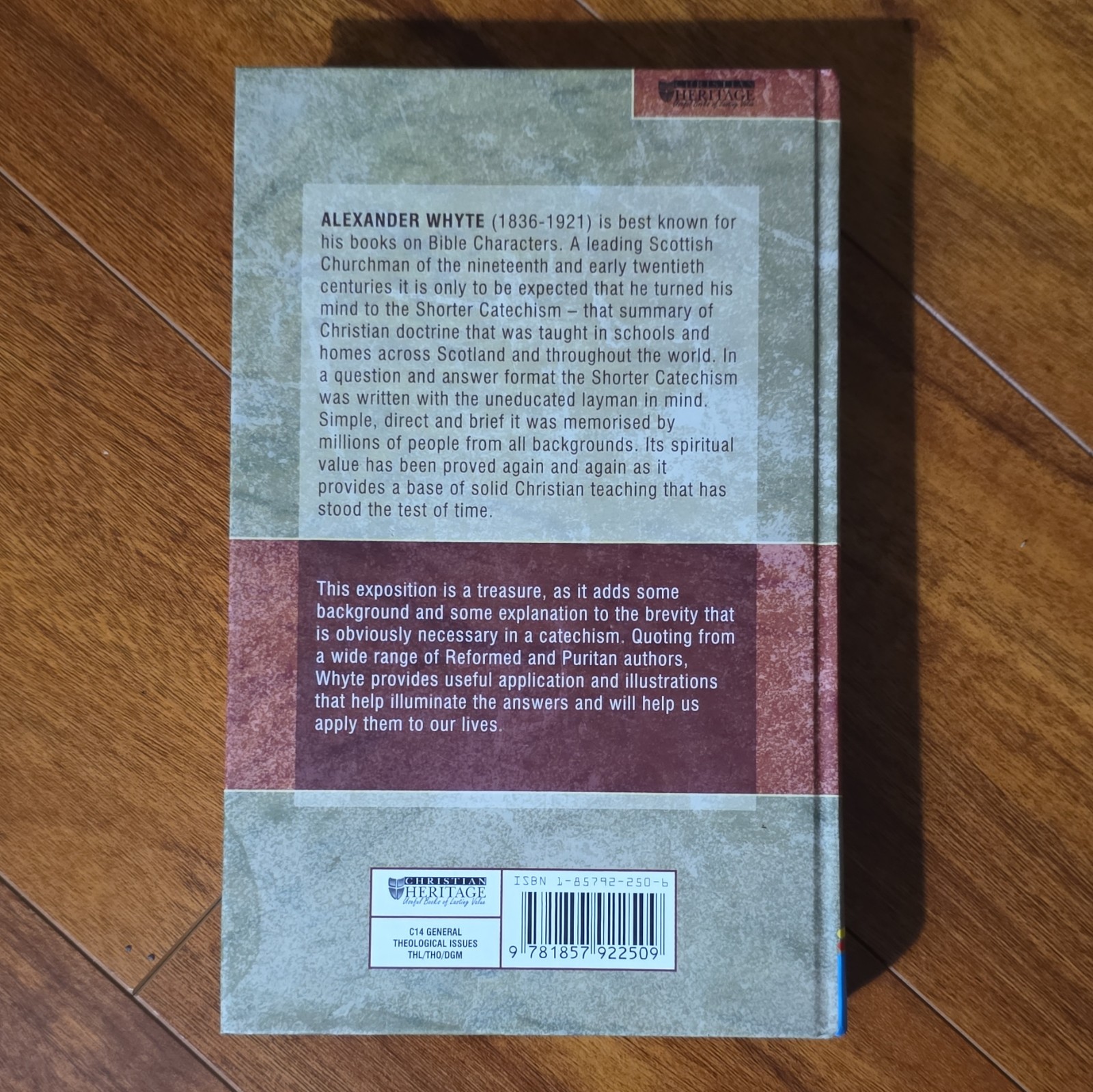 Alexander Whyte Exposition on the Shorter Catechism HC 2004 Christian Focus