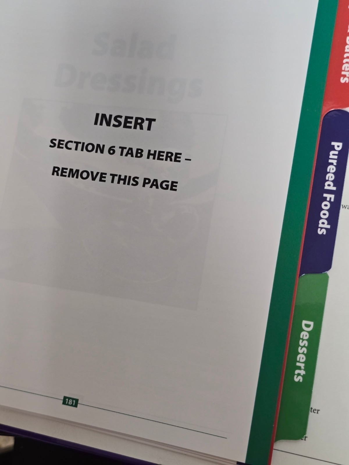 Whole Food Recipes By Vita-Mix Binder With Tabs And Owners Manual
