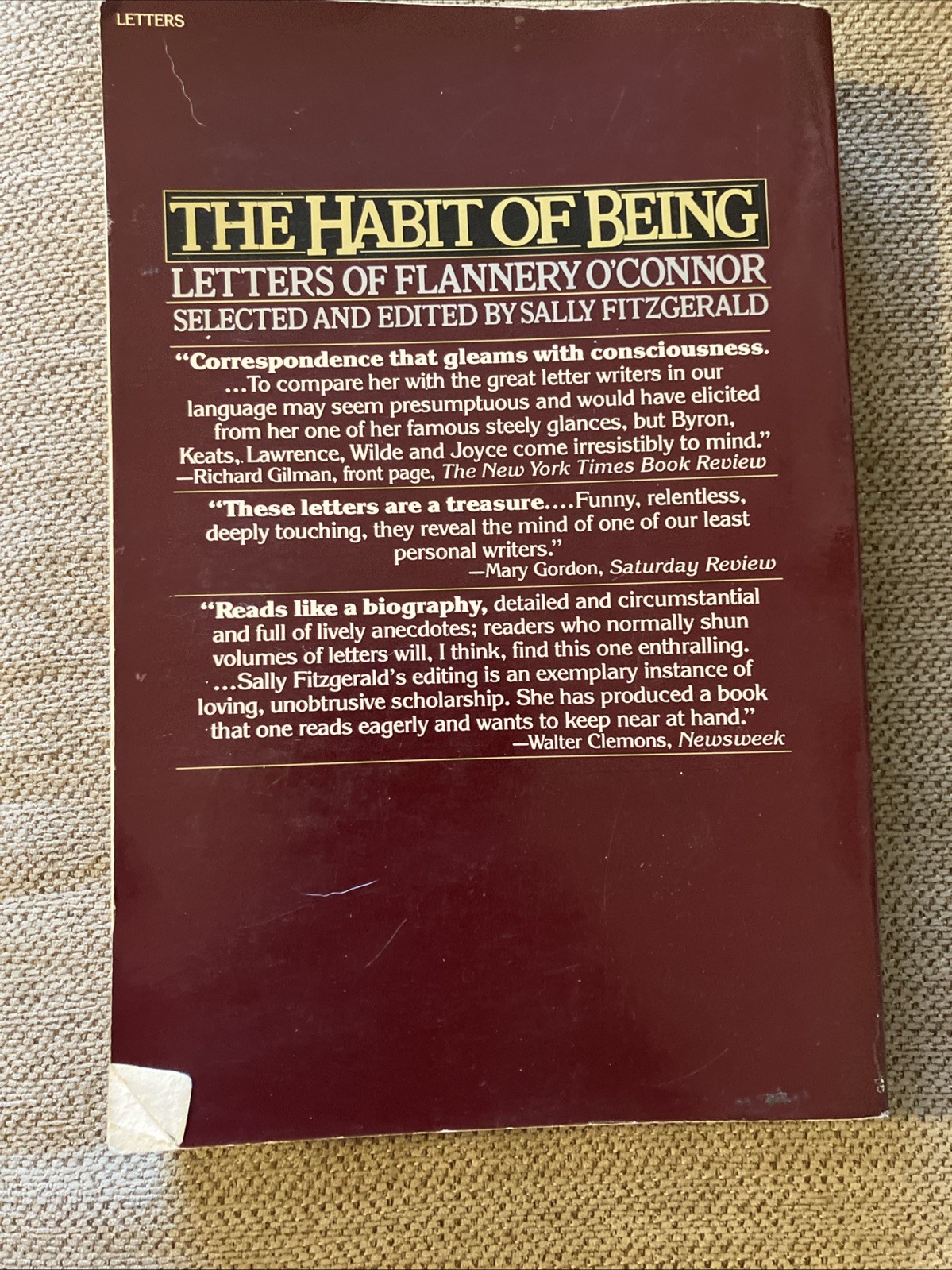 Habit of Being : Letters of Flannery O’Connor by Flannery O’Connor (1980, Trade