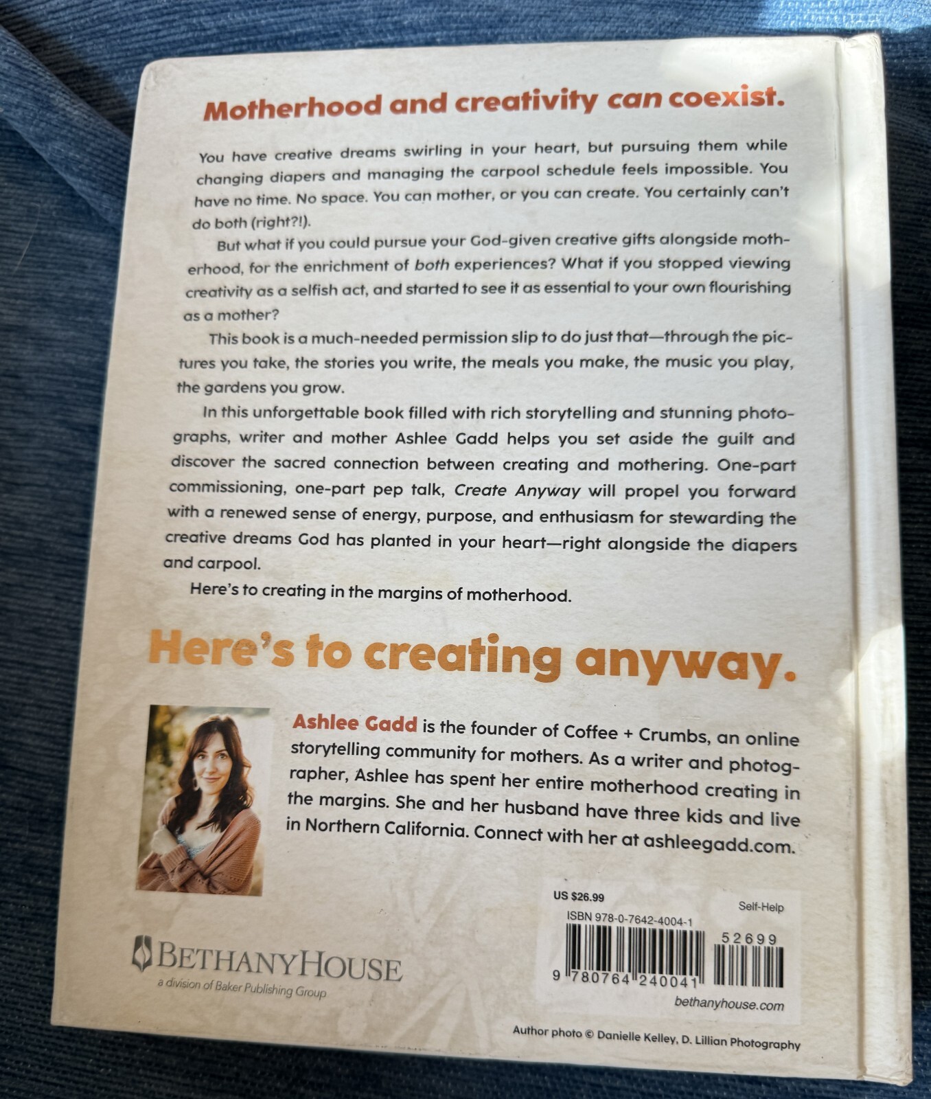 Create Anyway: The Joy of Pursuing Creativity in the Margins of Motherhood Gadd