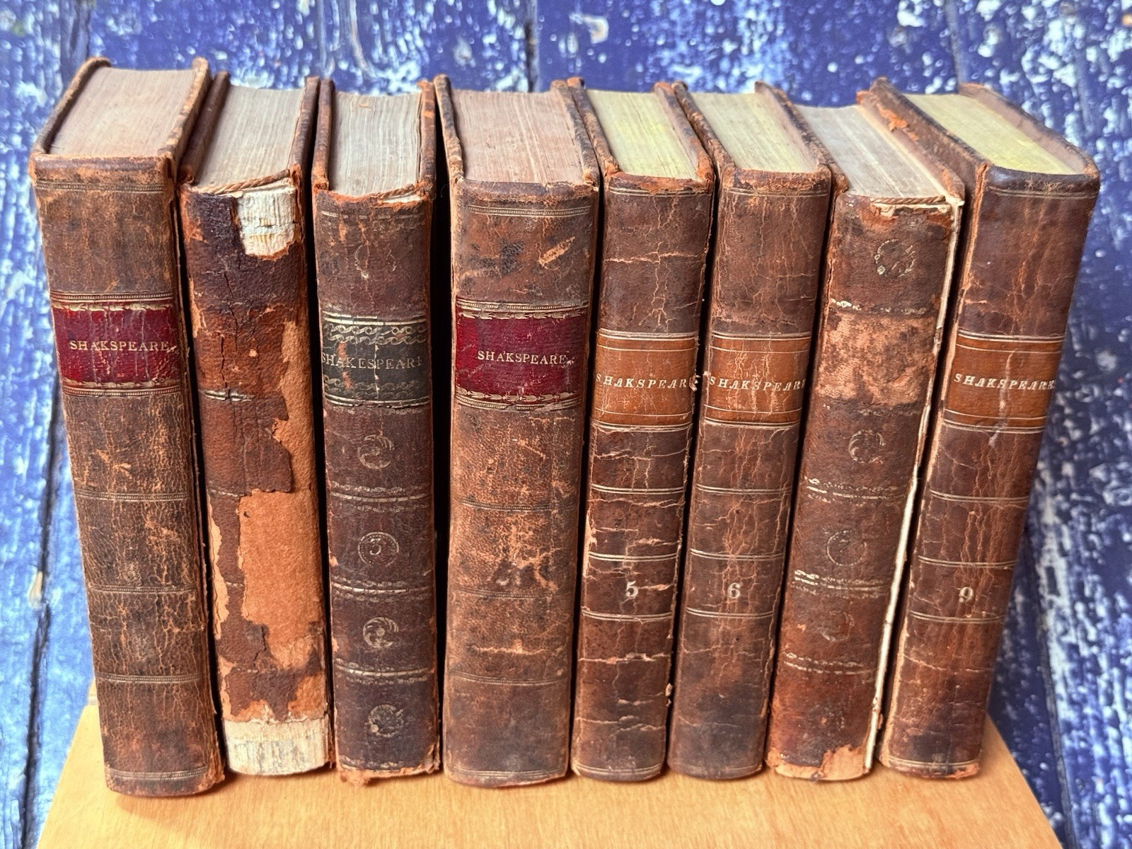 Rare Vintage 1807-1812 William Shakespeare TRAGEDIES DRAMAS POEMS PLAYS 11 Vol.