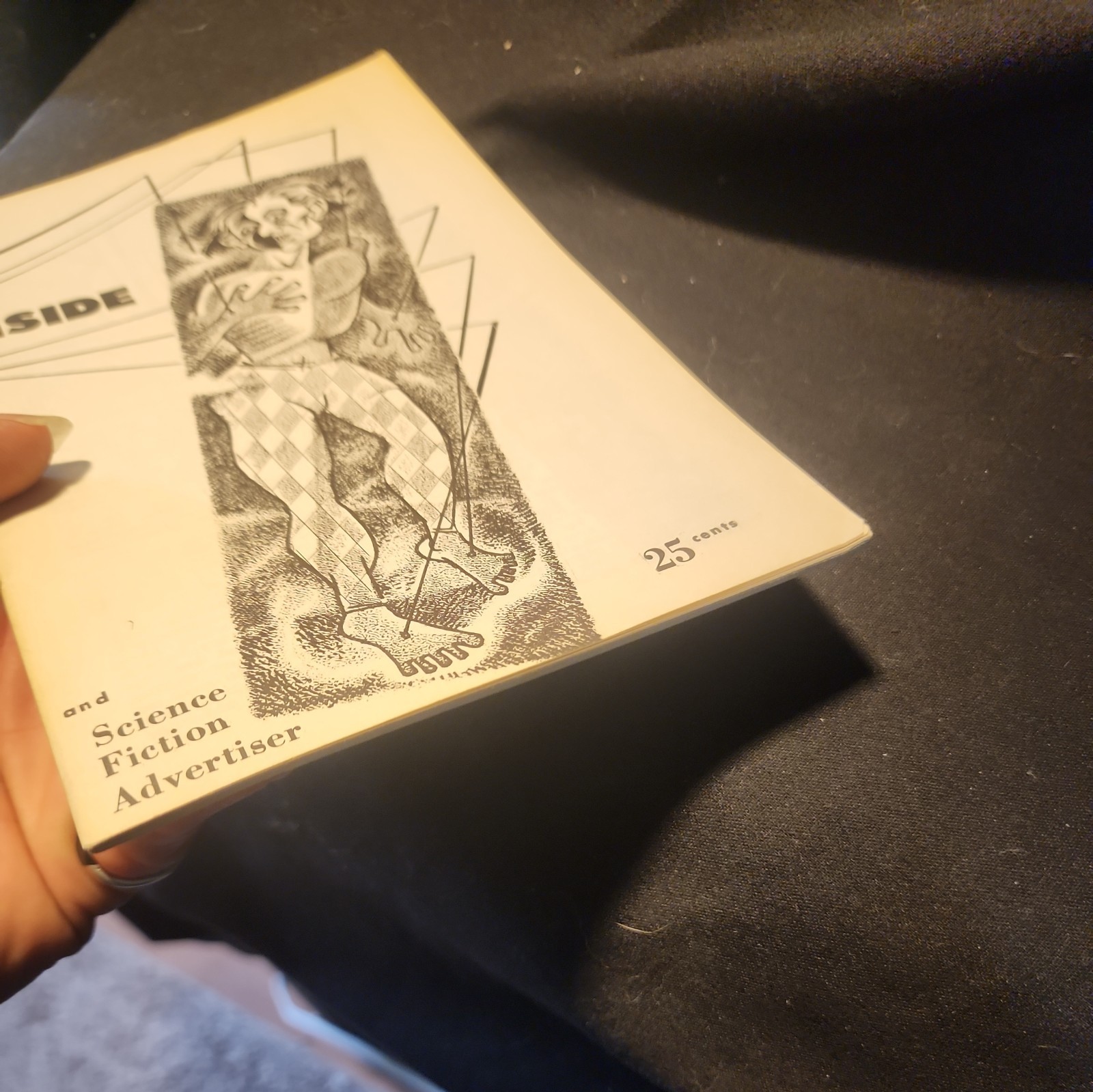 Inside and Science Fiction Advertiser #9 May 1955 „Hardcover“ story by Ellison