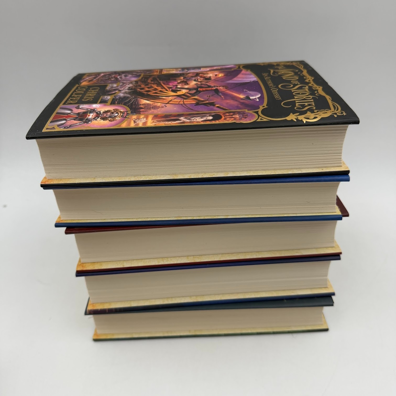 Land of Stories Hardcover Gift Set by Chris Colfer (2016, Hardcover) Vol. 1-5
