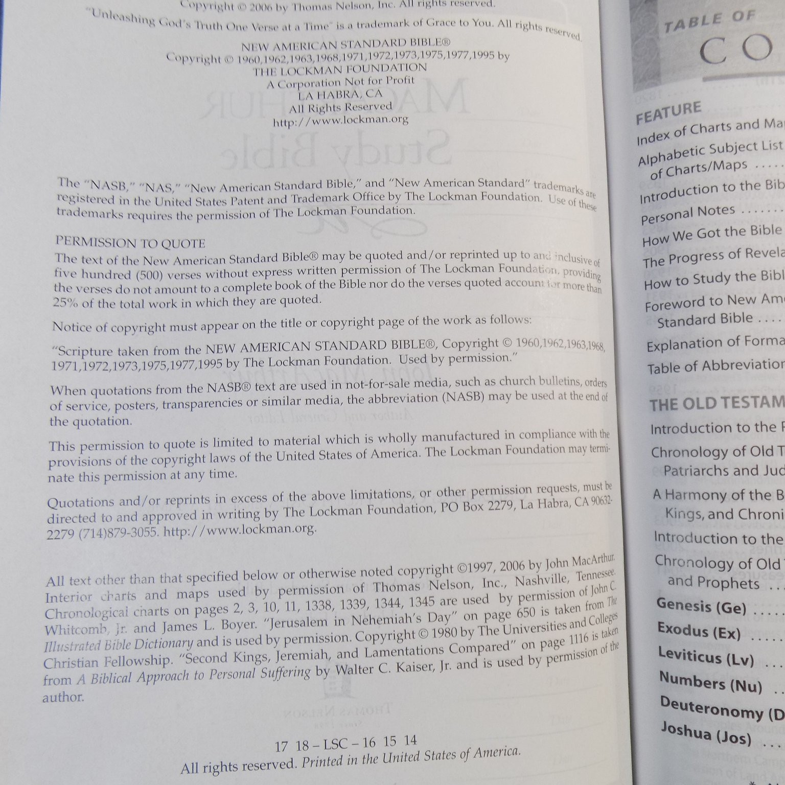 MacArthur Study Bible NASB John MacArthur 2006 Updated Edition Thomas Nelson