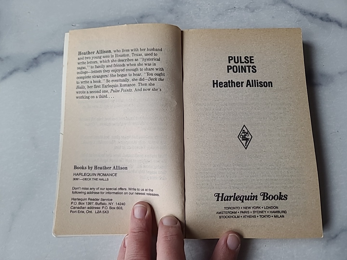 Pulse Points by Heather Allison (1991, Mass Market)