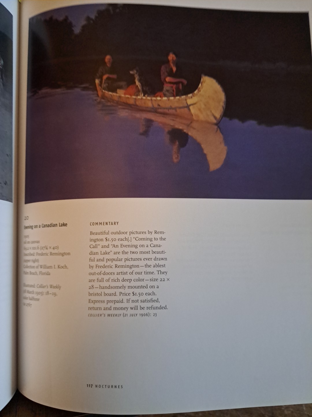 Frederic Remington: The Color of Night Fine/Fine HB Free Shipping