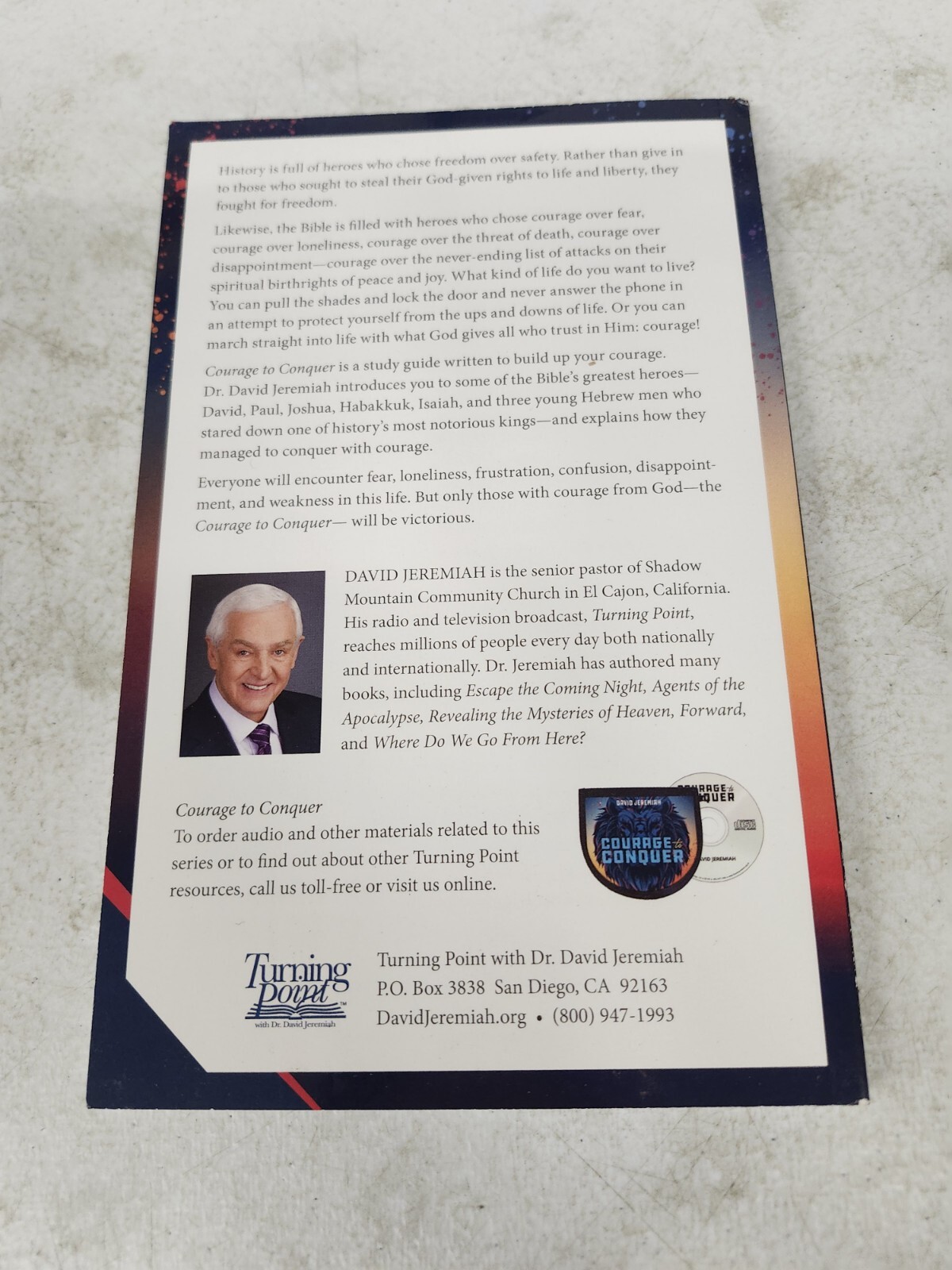 David Jeremiah – Courage to Conquer – Study Guide
