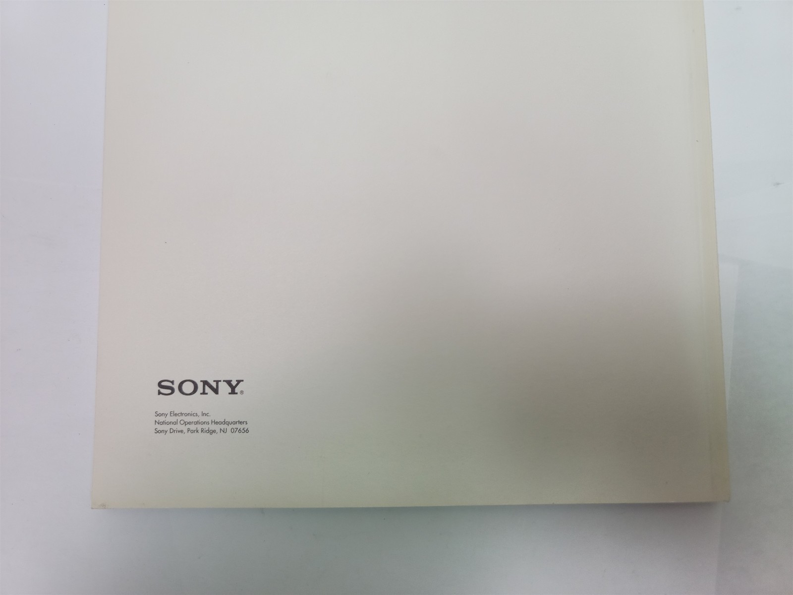 1994 Sony University Sales Training & Field Manual for Television Products