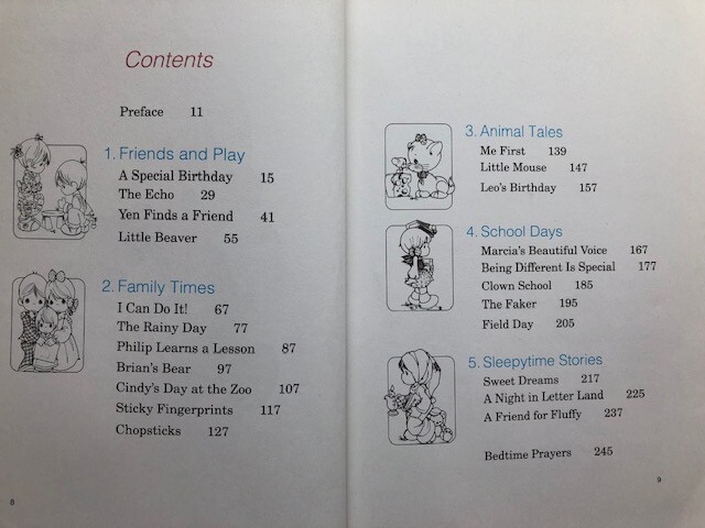 Precious Moments Bedtime Stories – 241 pages all clean, no marks or damage