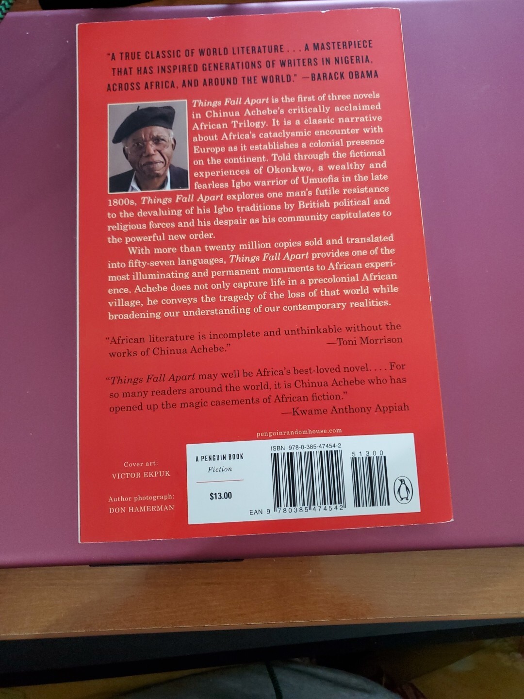 Things Fall Apart : A Novel by Chinua Achebe (1994, Trade Paperback)