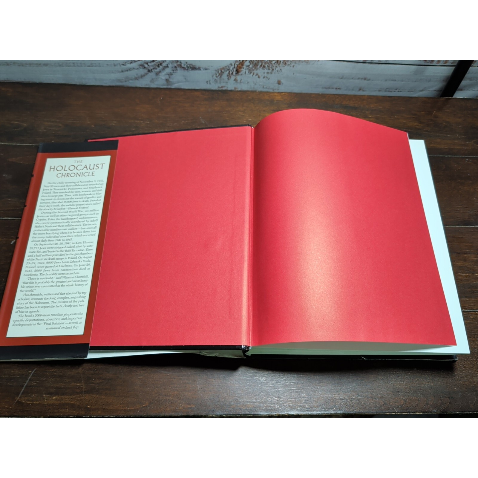The Holocaust Chronicle : A History In Words And Pictures – 2003 HC ~ VGood Cond
