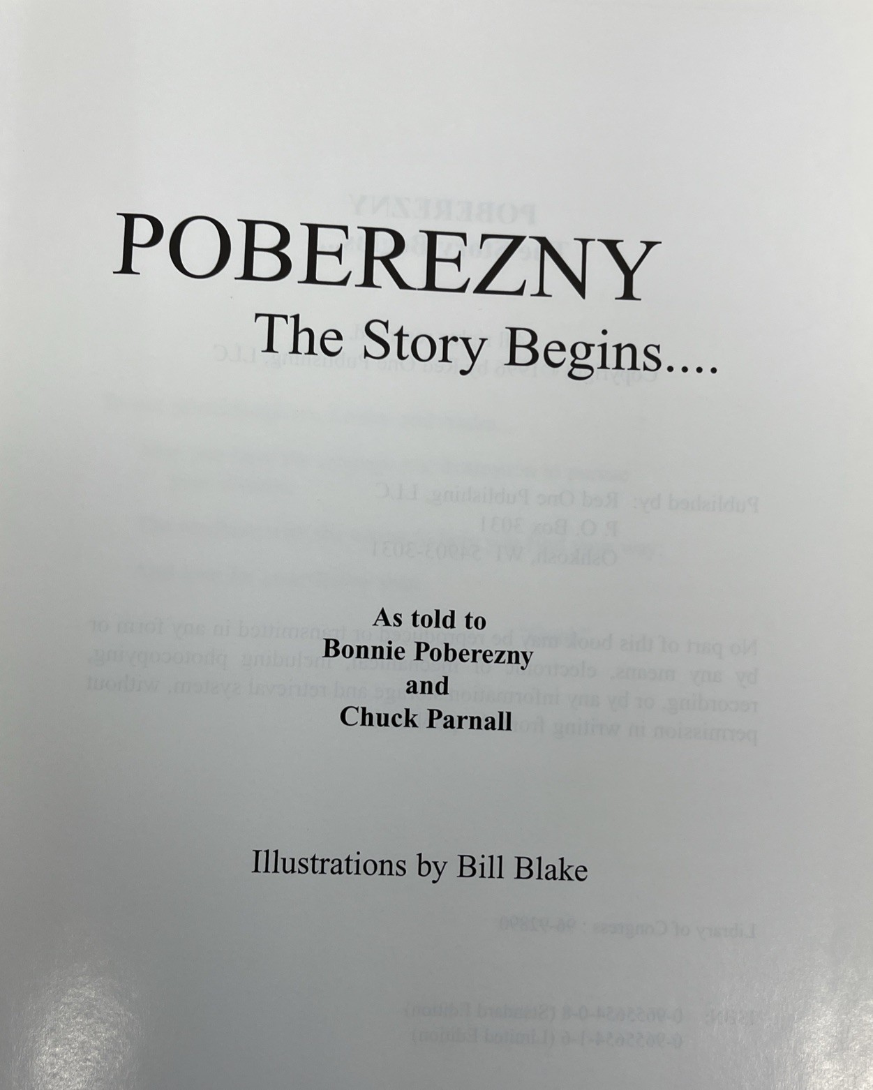 Poberezny : The Story Begins . . . by Audrey L. Poberezny, Paul H. Poberezny,…