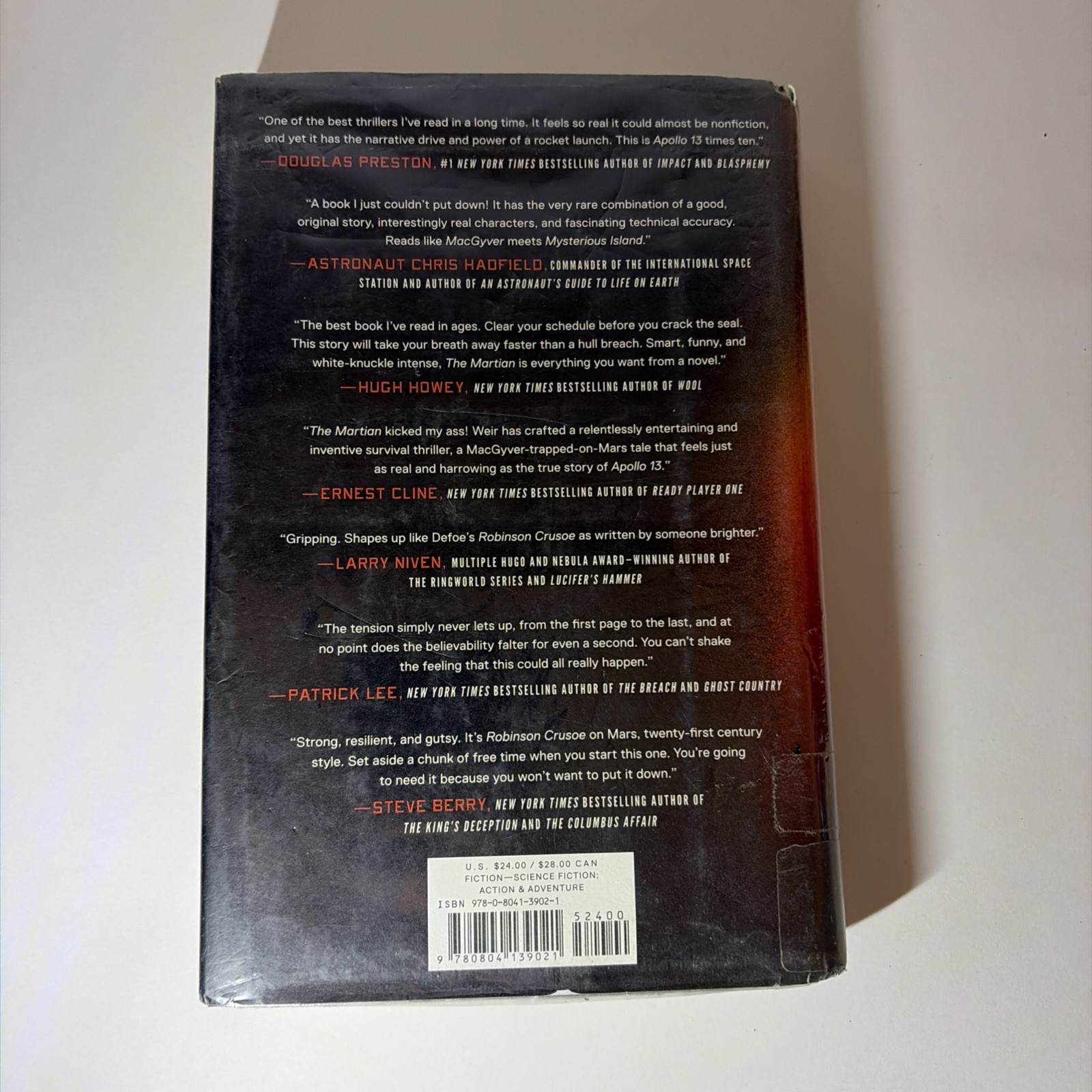 The Martian by Andy Weir 2014 1st Print / 1st Edition Hardcover (SEE DETAILS)