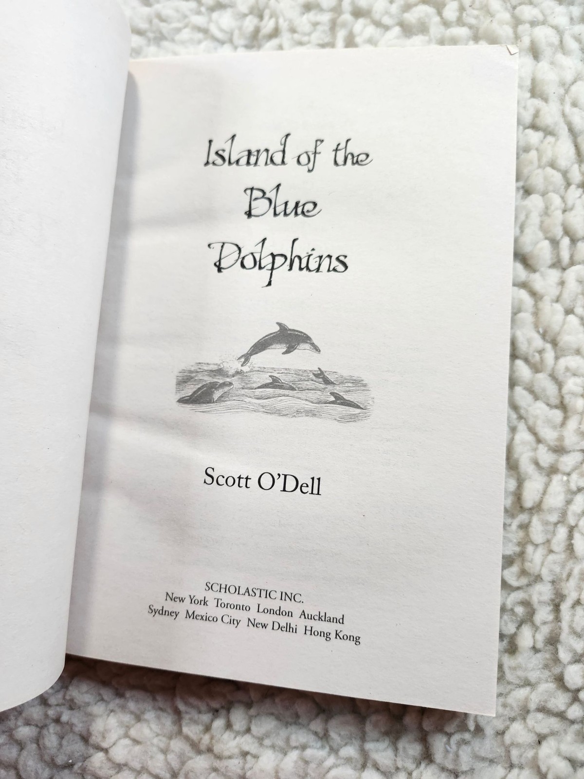 Scott O’Dell Island of the Blue Dolphins Paperback 50th Anniversary Scholastic