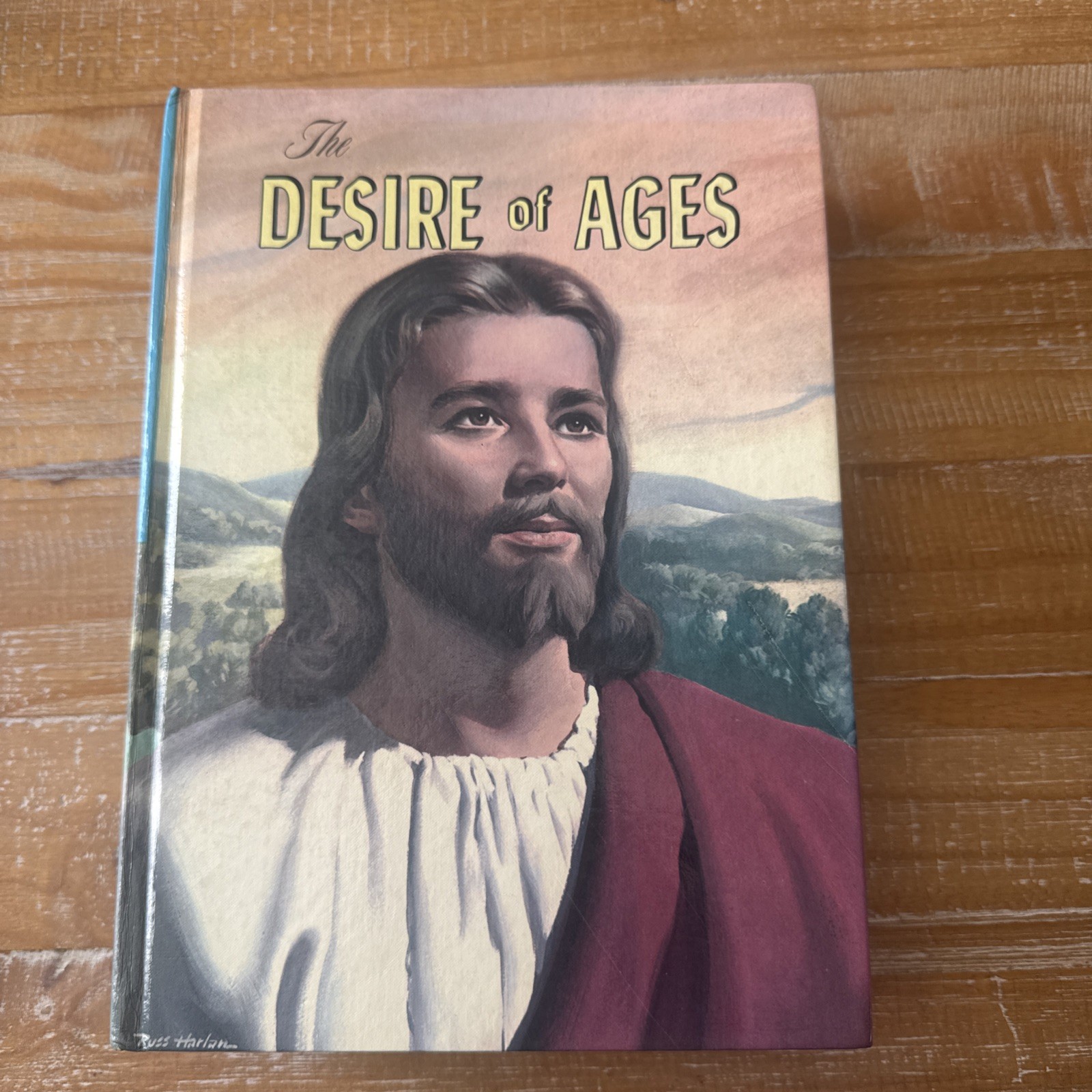 The Desire Of Ages By Ellen G. White 1964 Hardcover Illustrated Book 800 Pages