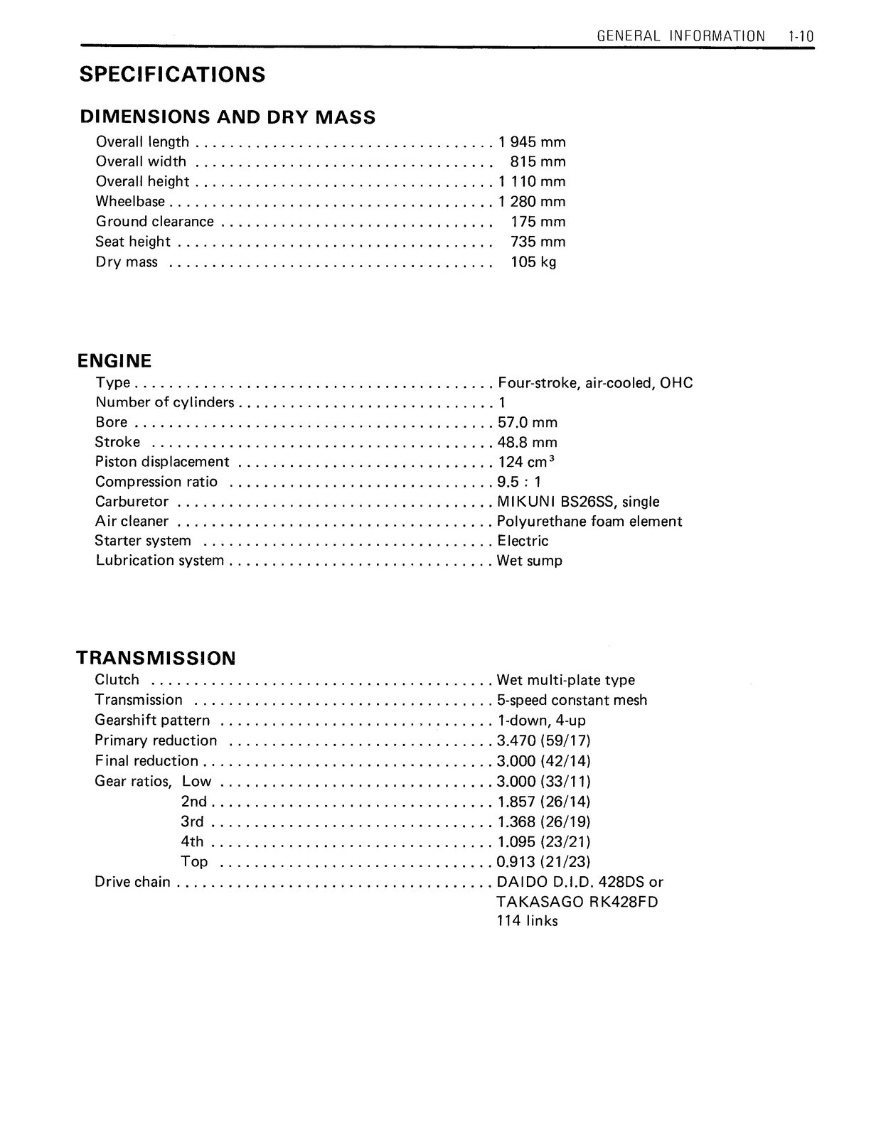 SUZUKI GN125 Motorcycle Service Manual 1983 To 2001, BINDING – TOUGH COVERING