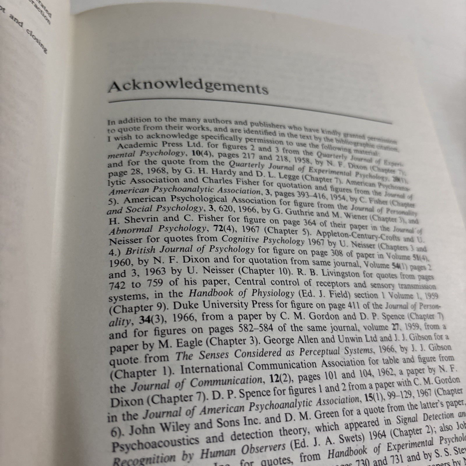 Subliminal Perception: The Nature of a Controversy by N F Dixon 1971 McGraw – Hi