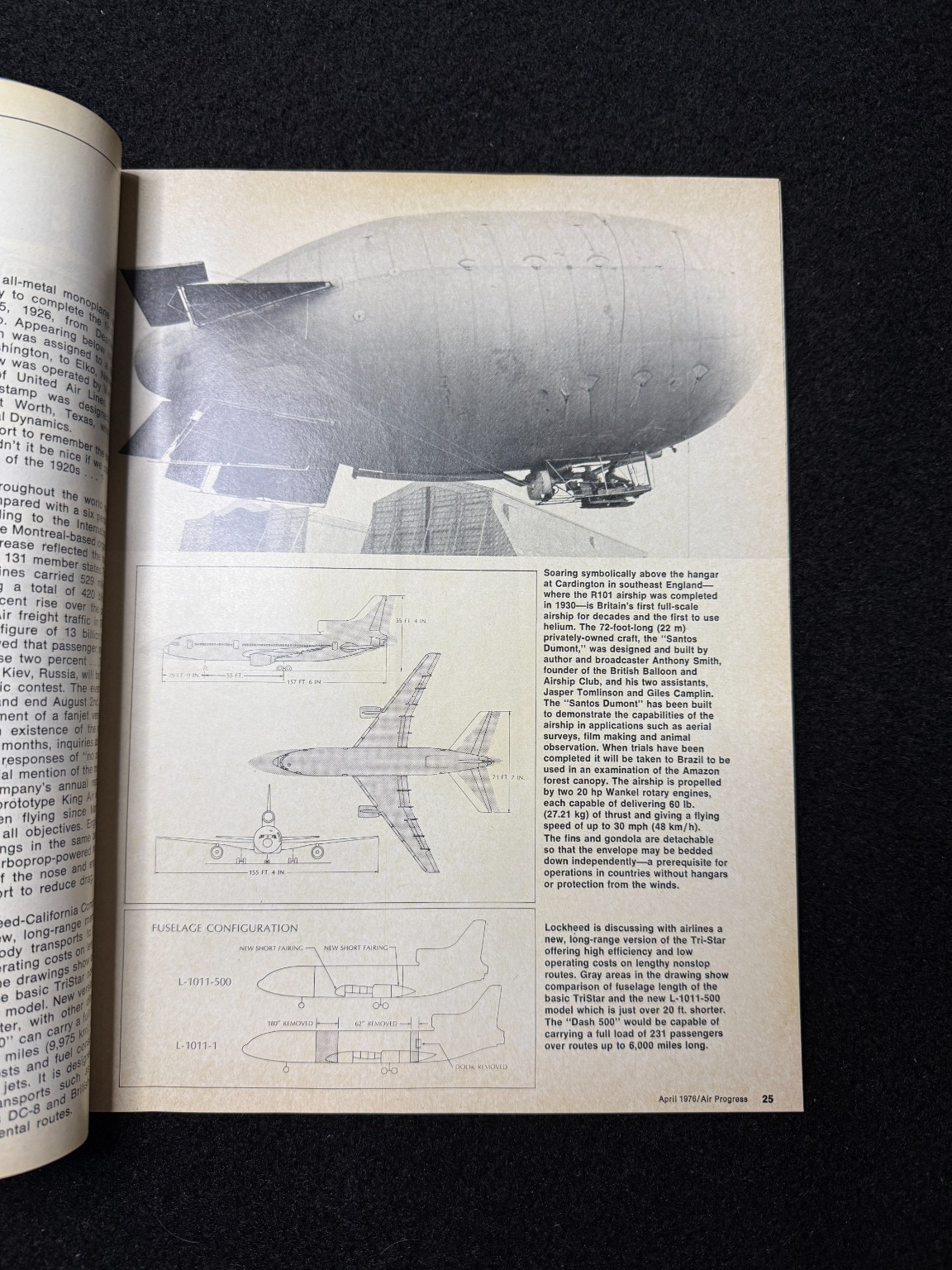 Air Progress Magazine April 1976 Aviation Aircraft Amphibious Plane Vintage