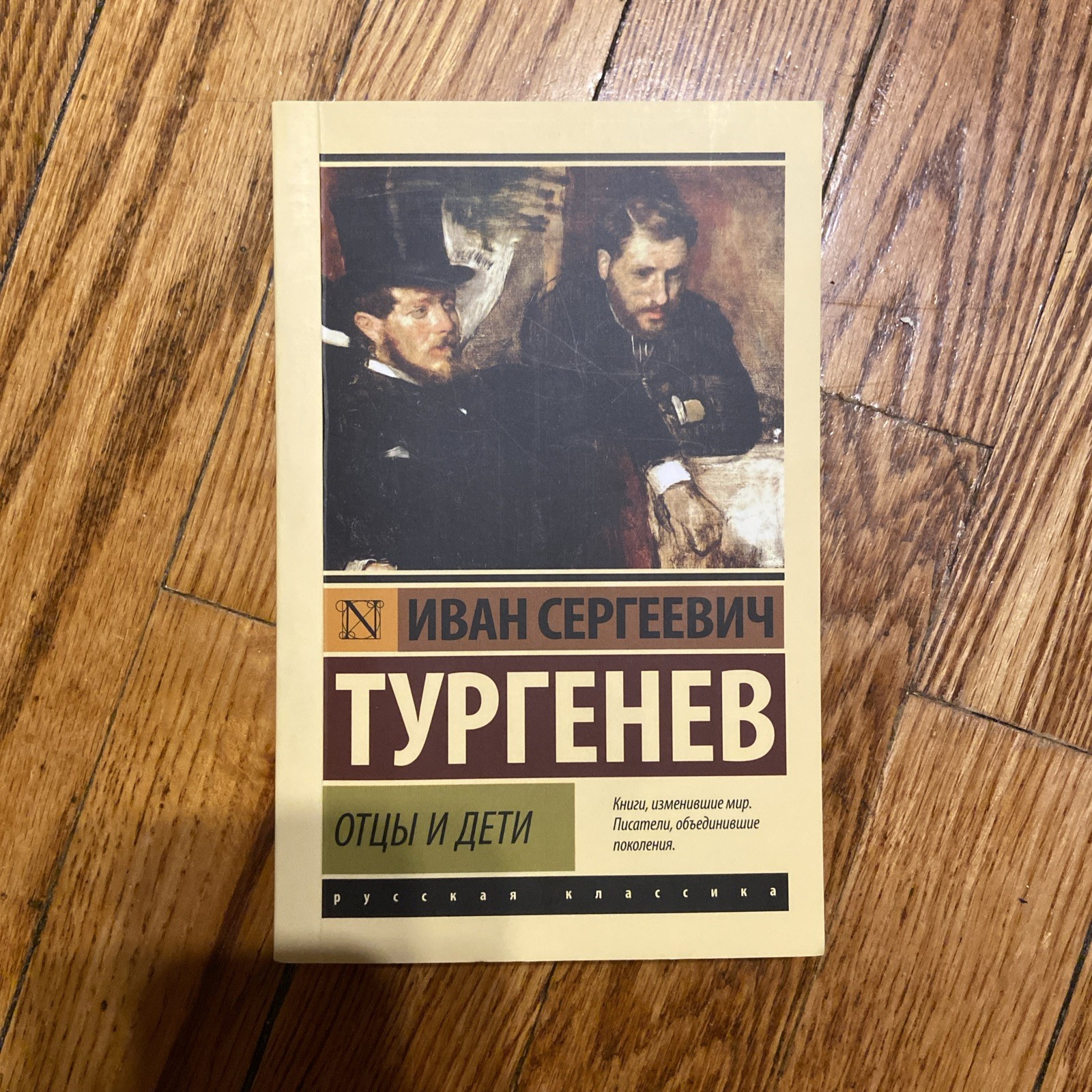 Тургенев Отцы и дети Turgenev Book in Russian