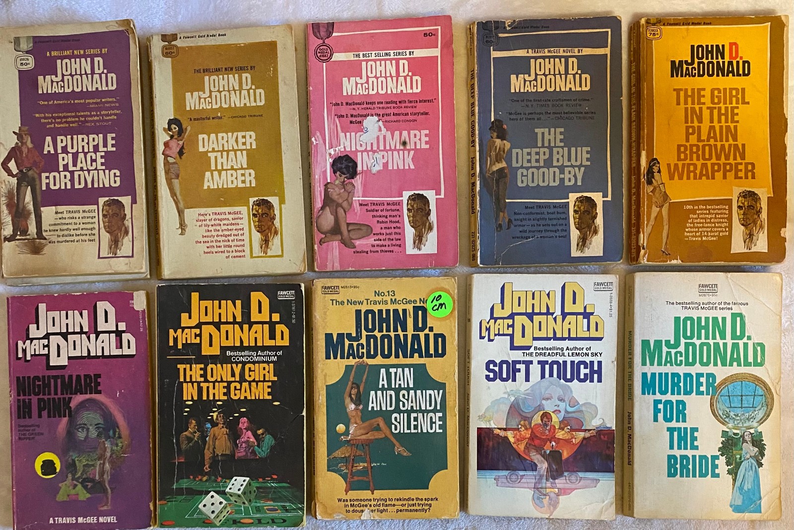 Travis McGee/JOHN D MACDONALD BUY AS MANY ROUGH READERS (POOR) & GET $4.50 SHIP