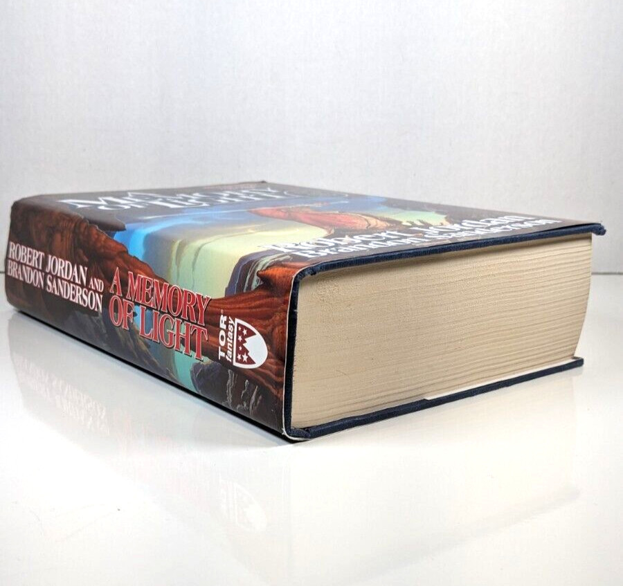Wheel of Time Ser: Memory of Light vol. 14 Robert Jordan 1Ed/1Print HC DJ Signed