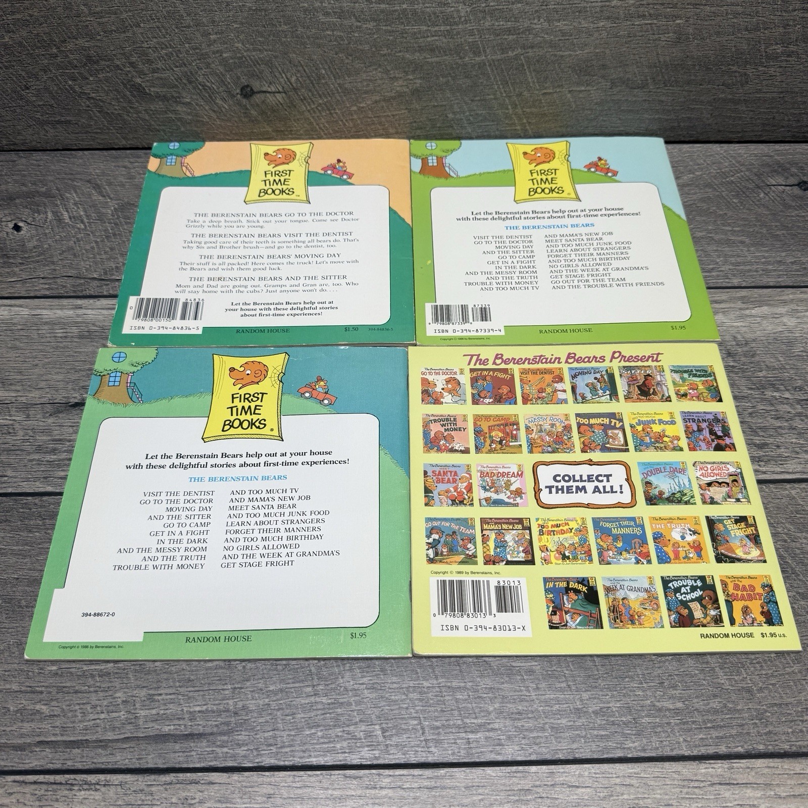 Lot of 18 Berenstain Bears First Time Picture Books Jan & Stan Berenstain 1980’s