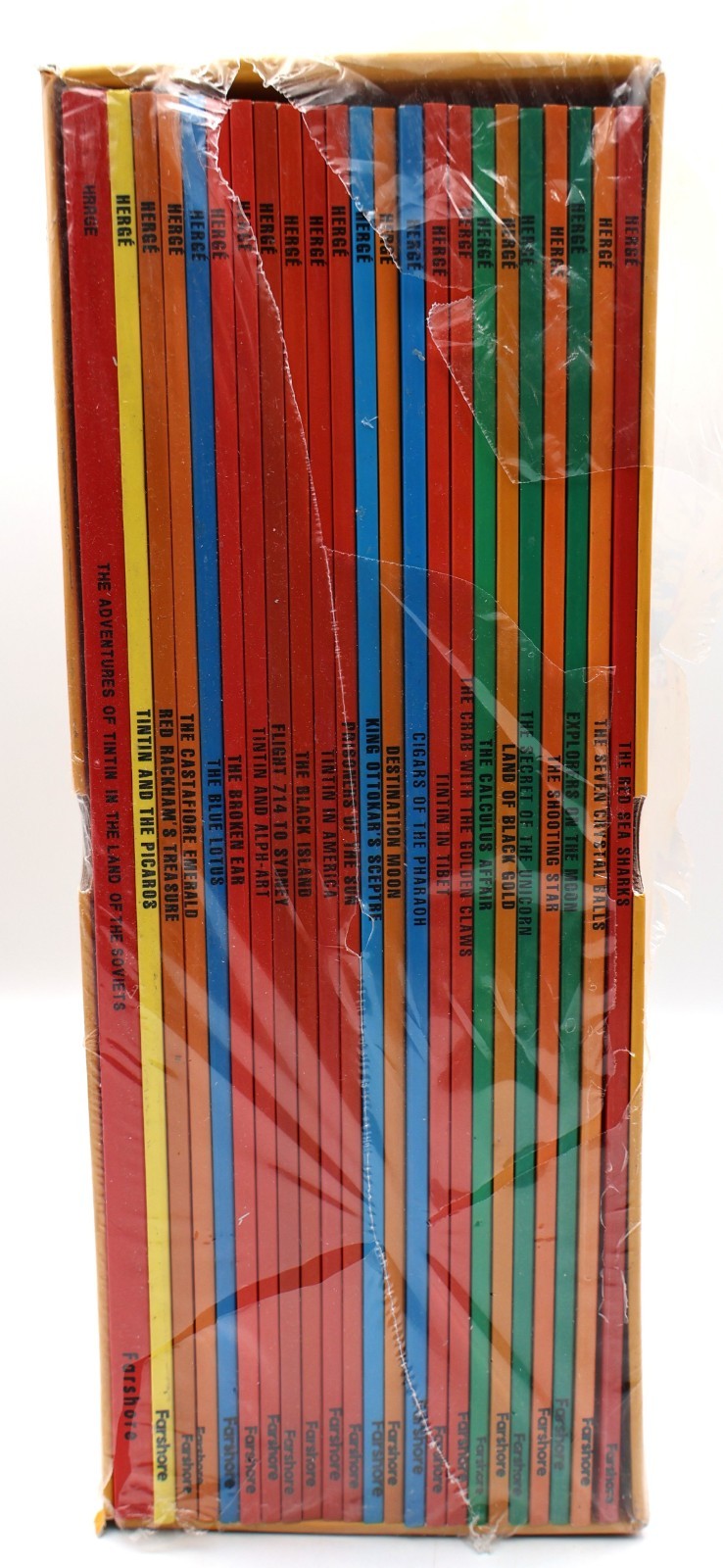 The Adventures of TINTIN – 23-Book Complete PB Collection Box Set Full Edition
