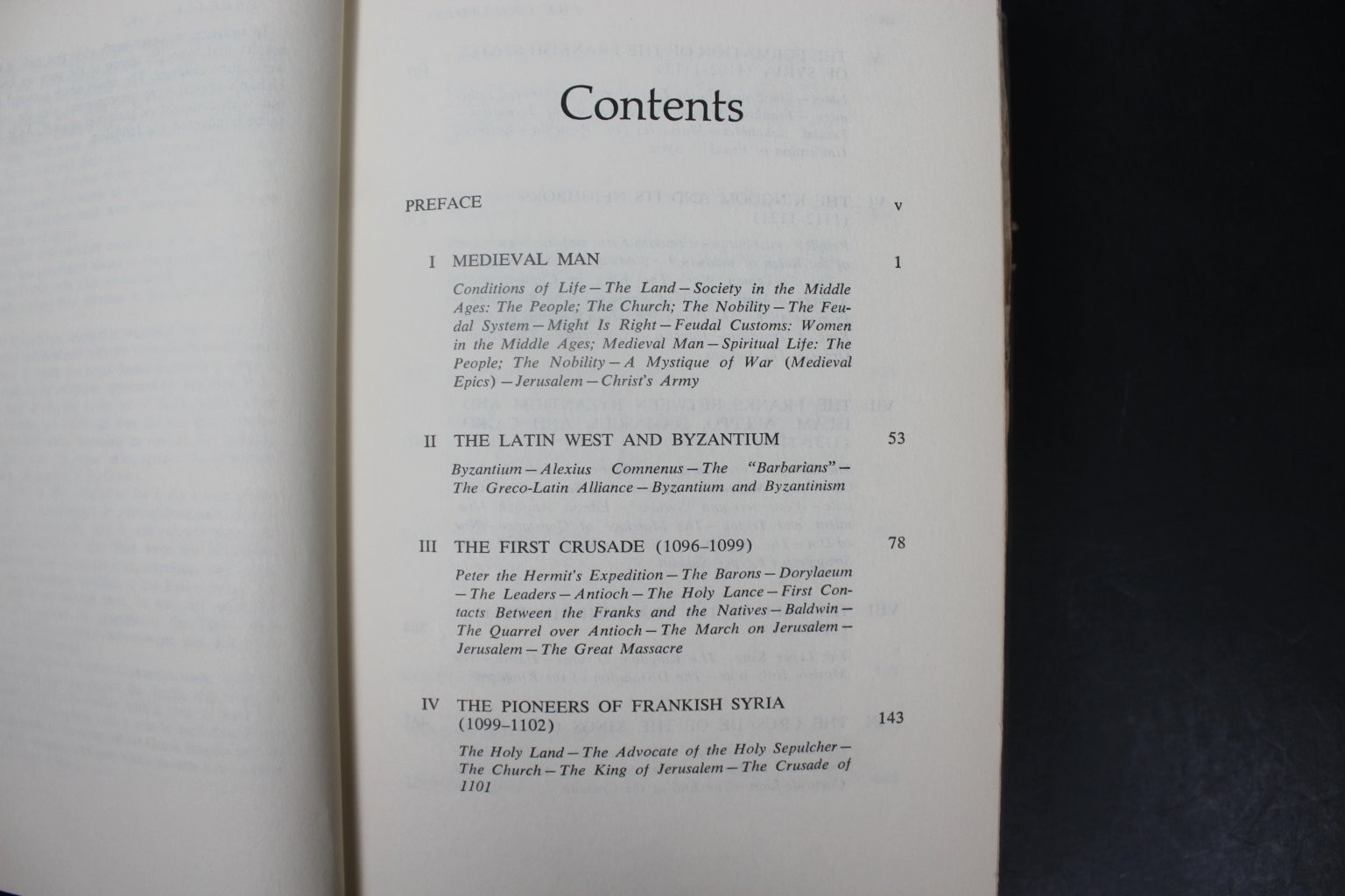 The Crusades Zoe Oldenbourg 1966 First Printing History Pantheon Books HCDJ