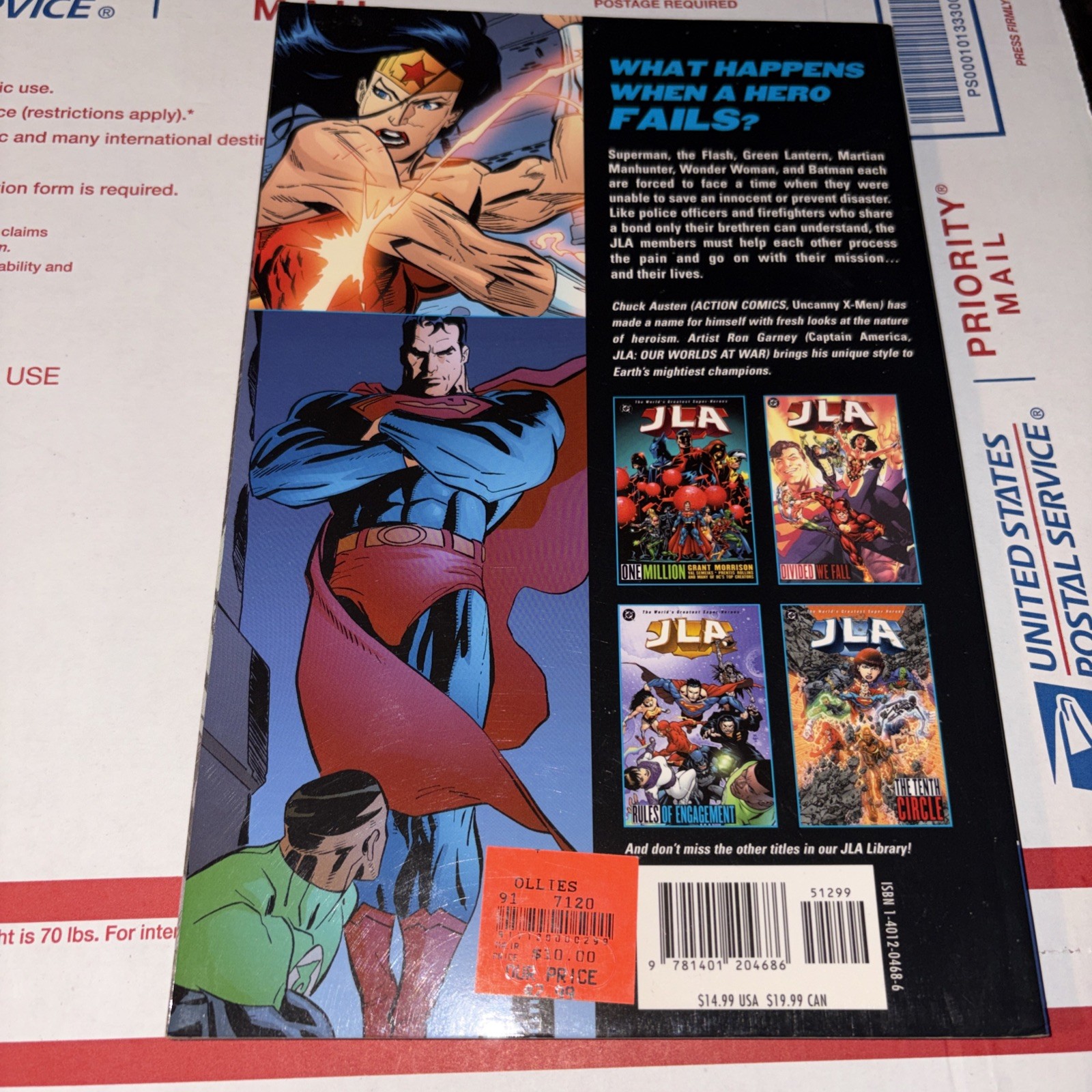 DC Comics JLA: Pain of the Gods by Chuck Austen Trade Paperback