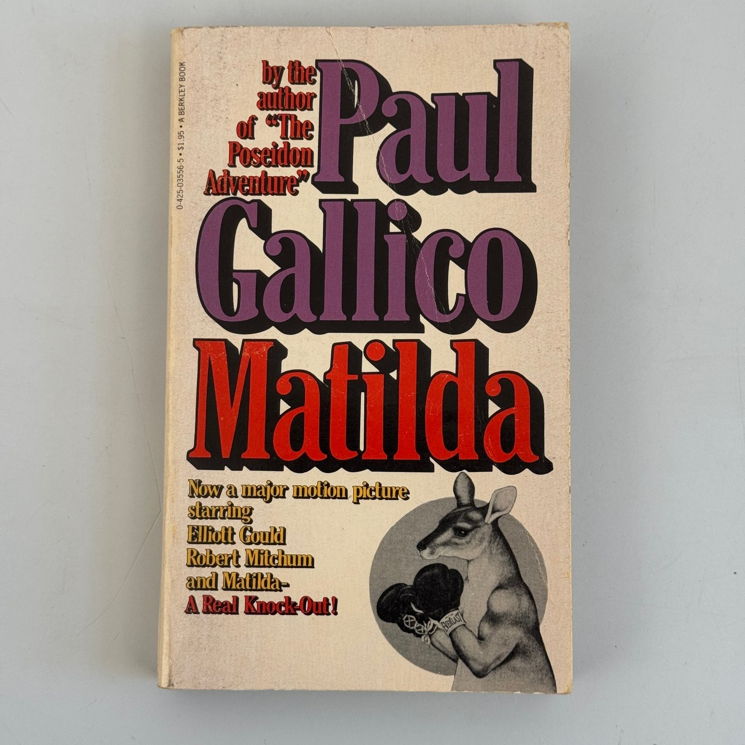 Matilda Paul Gallico 1970 First American Edition Vintage Paperback Berkley