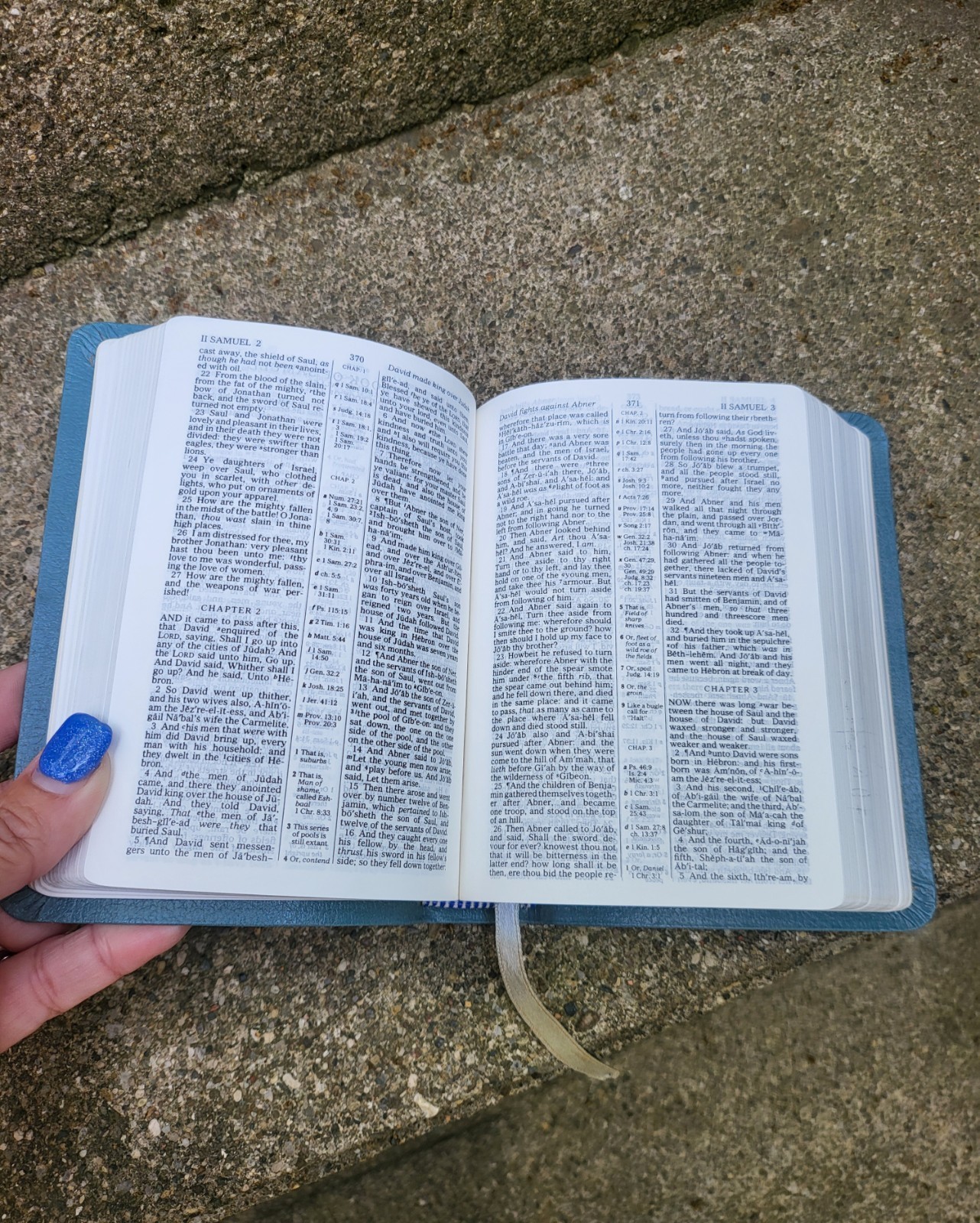 Vtg 1972 Leather 4.5″×6″ Nelson KJV Bible Words Of Christ In Red