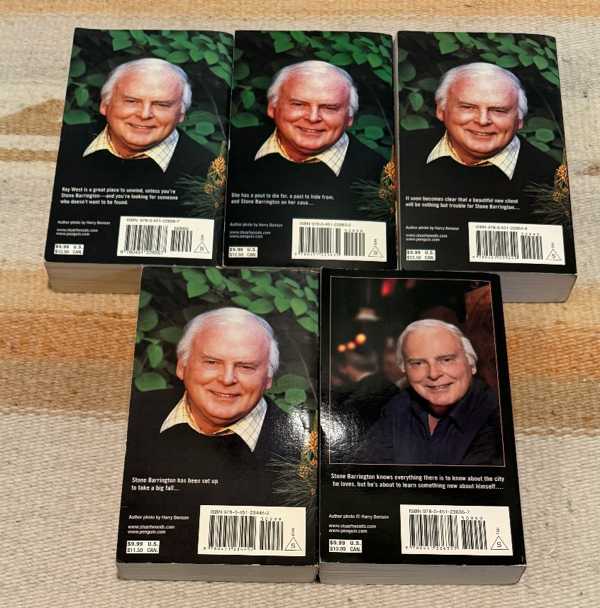 Stuart Woods PB Lot of 15 Kisser Lucid Intervals Carnal Curiosity Cut & Thrust