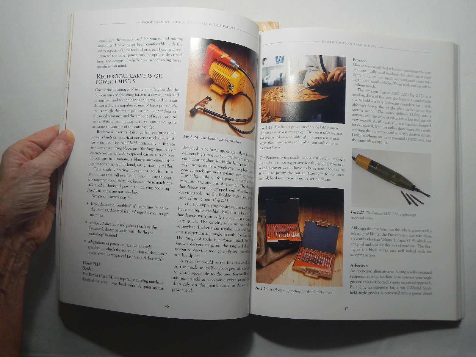 WOODCARVING TOOLS, MATERIALS & EQUIPMENT 2 paperback Books Vol 1 & 2 CHRIS PYE