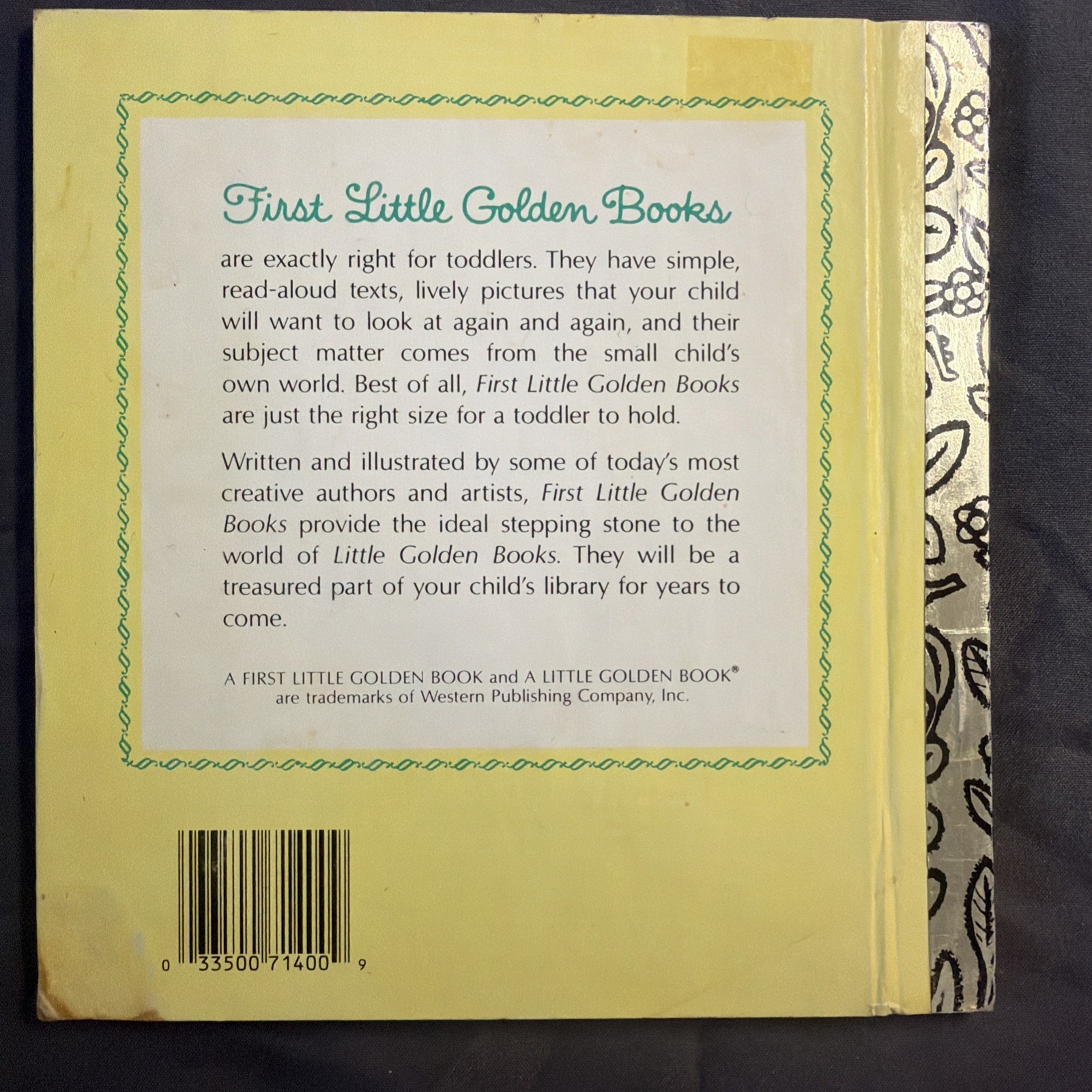 VTG A FIRST LITTLE GOLDEN BOOK CHIP ‘N DALE’S BOOK OF SEASONS 10152-25 1989 #26F